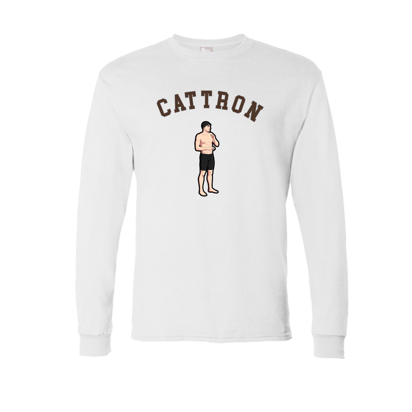 Long Sleeve Tee — Shirsey Arch in White