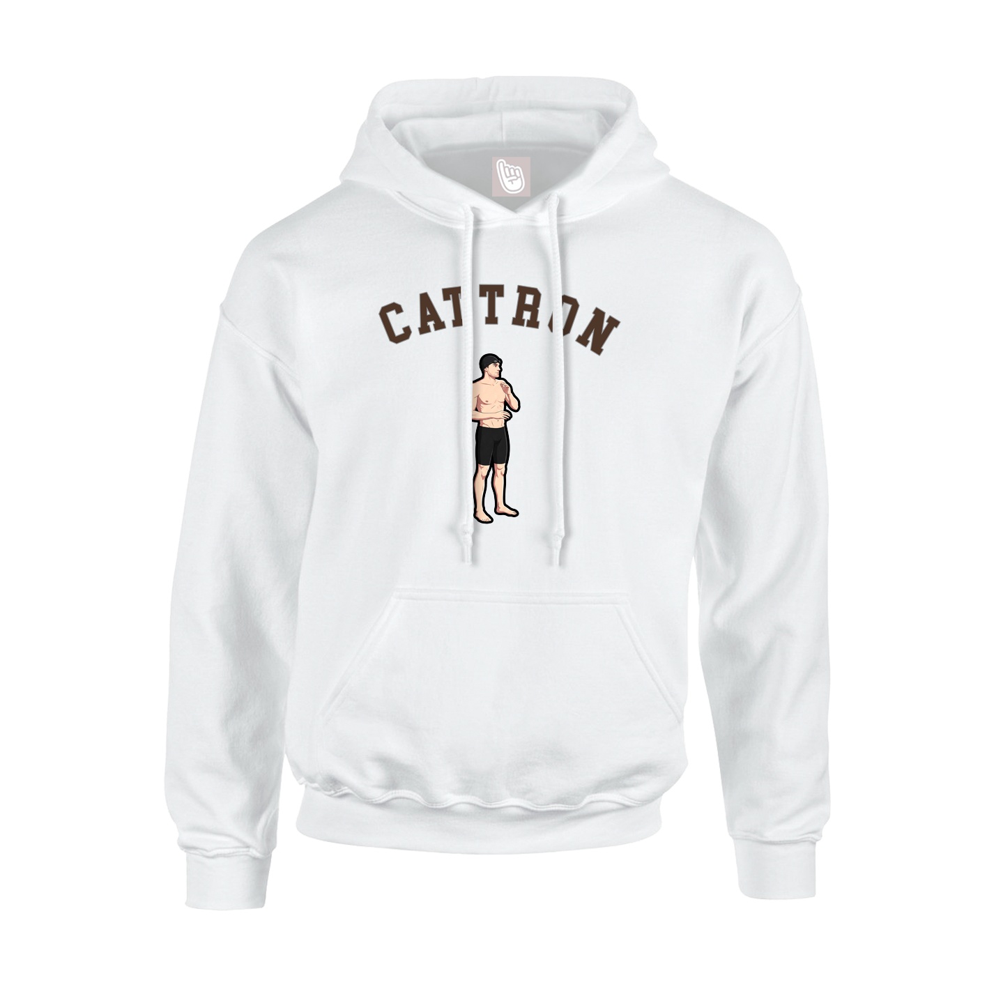 Hoodie — Shirsey Arch in White