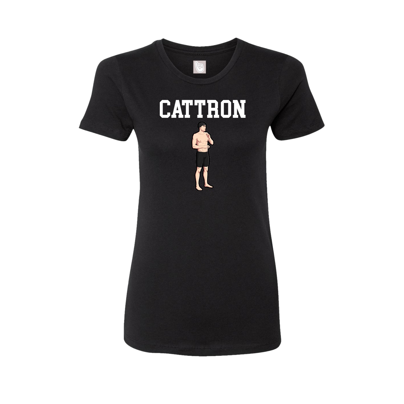 Fitted Women's Tee — Shirsey in Black