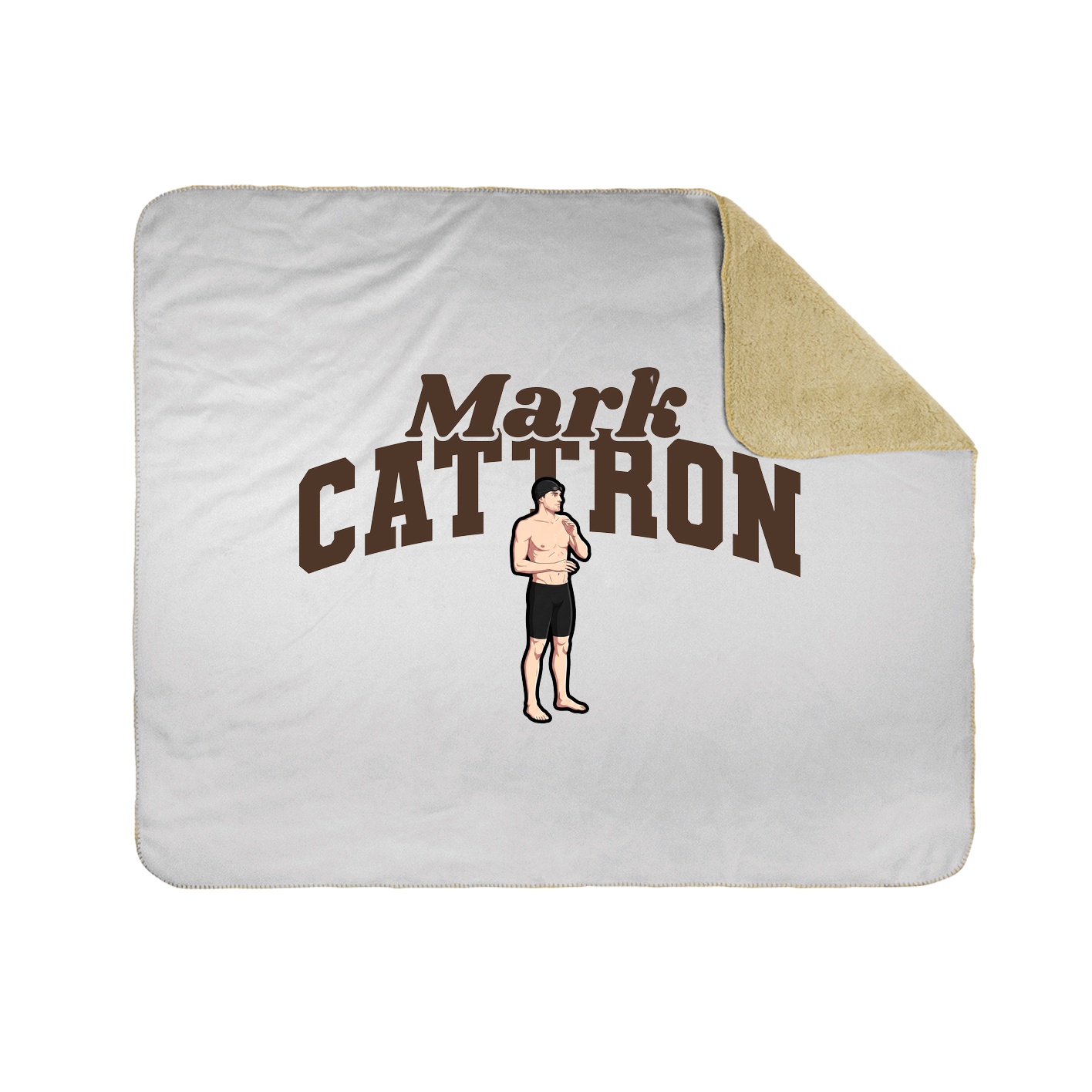 Throw Blanket — Signature Arch in White
