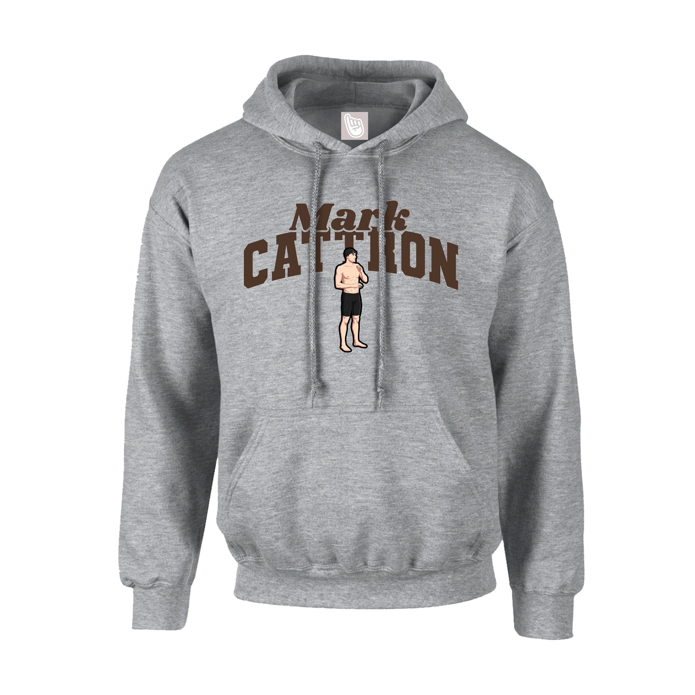 Hoodie — Signature Arch in Grey