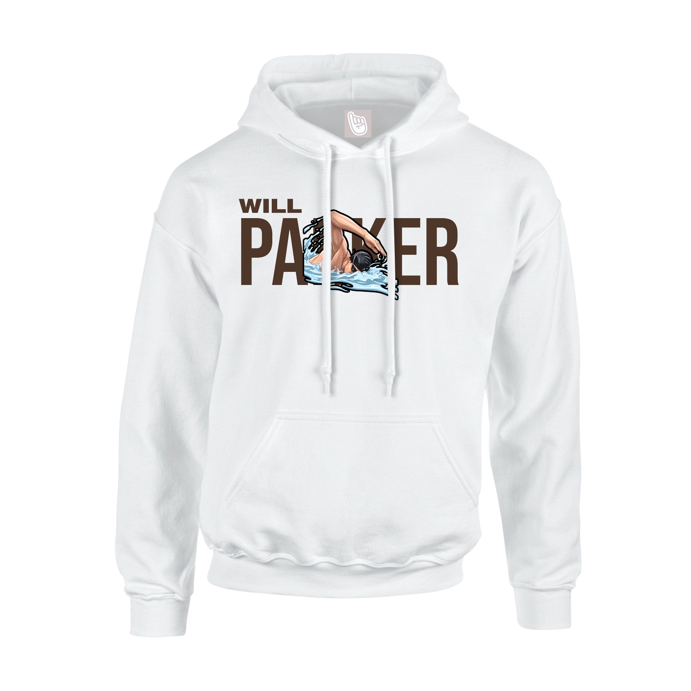 Hoodie — Player Name in White