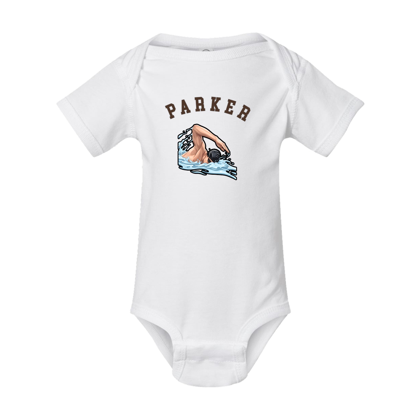 Baby Onesie — Shirsey Arch in White