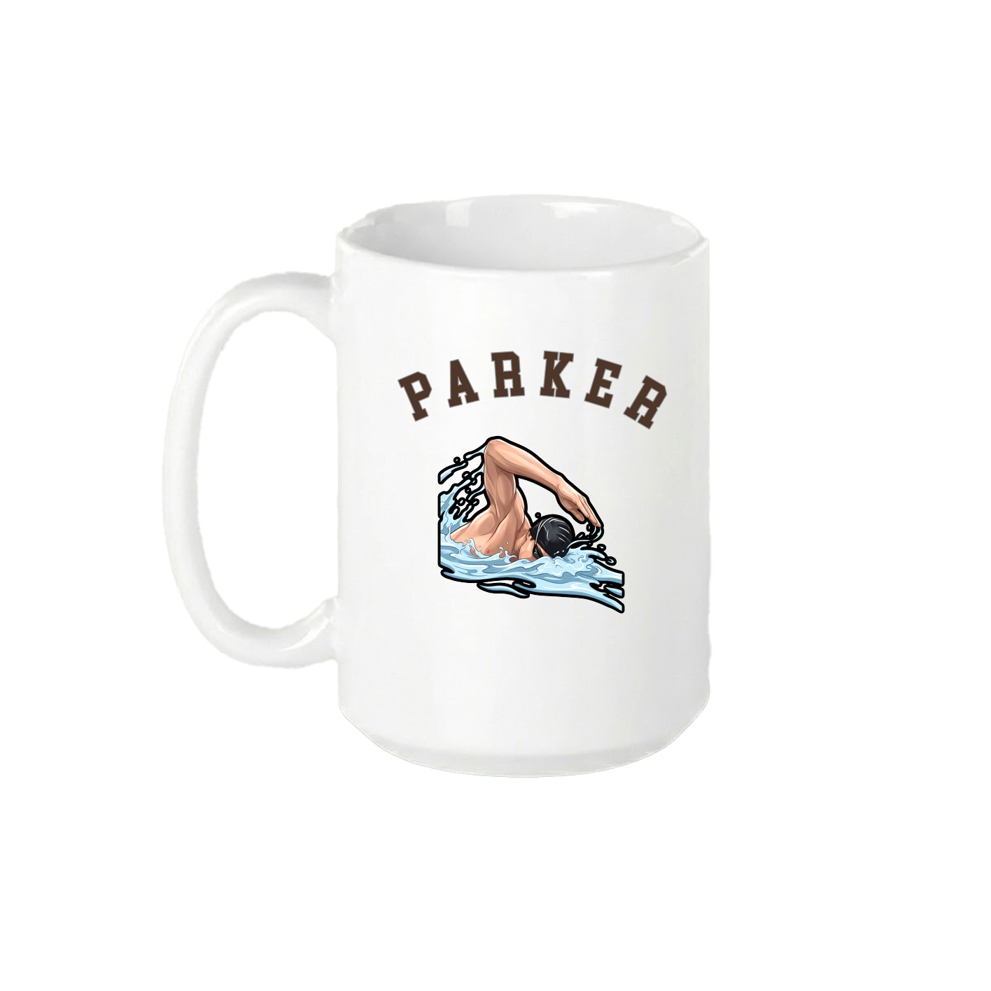 15oz Coffee Mug — Shirsey Arch in White