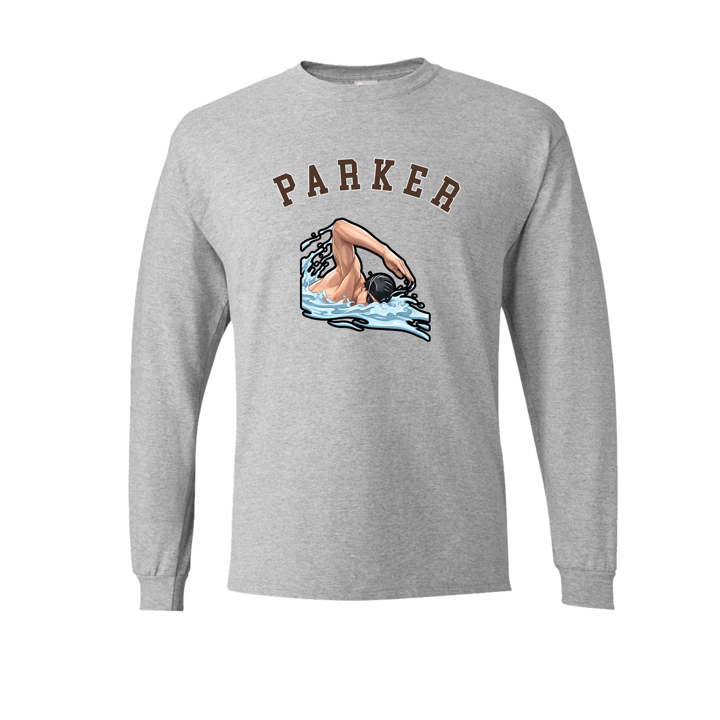 Long Sleeve Tee — Shirsey Arch in Grey