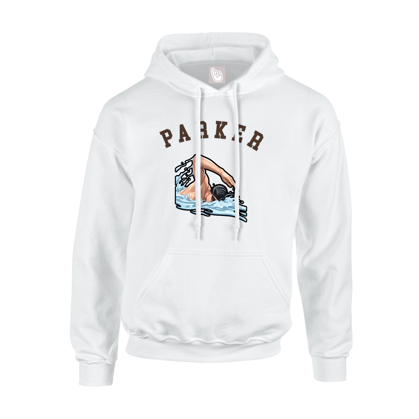 Hoodie — Shirsey Arch in White