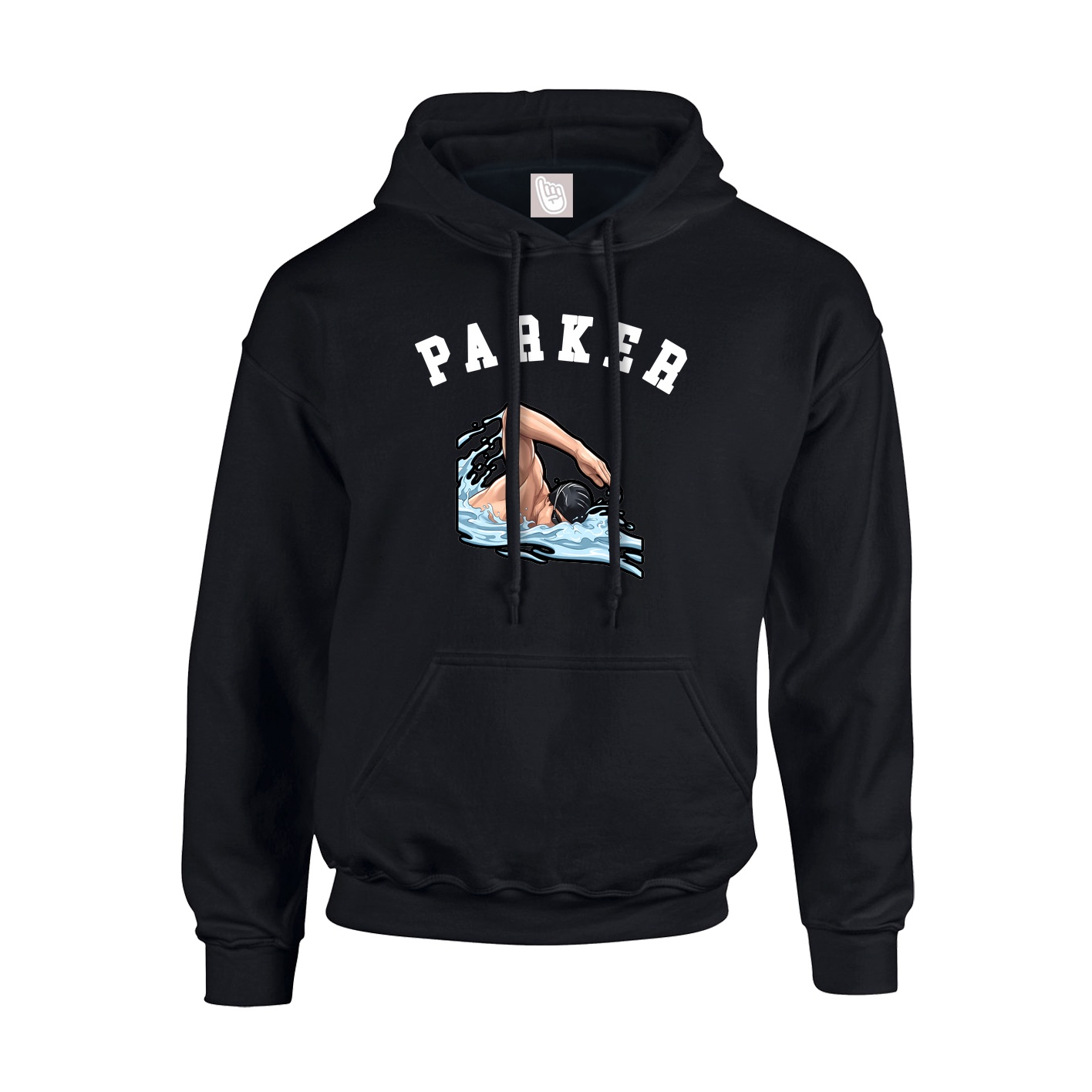 Youth Hoodie — Shirsey Arch in Black