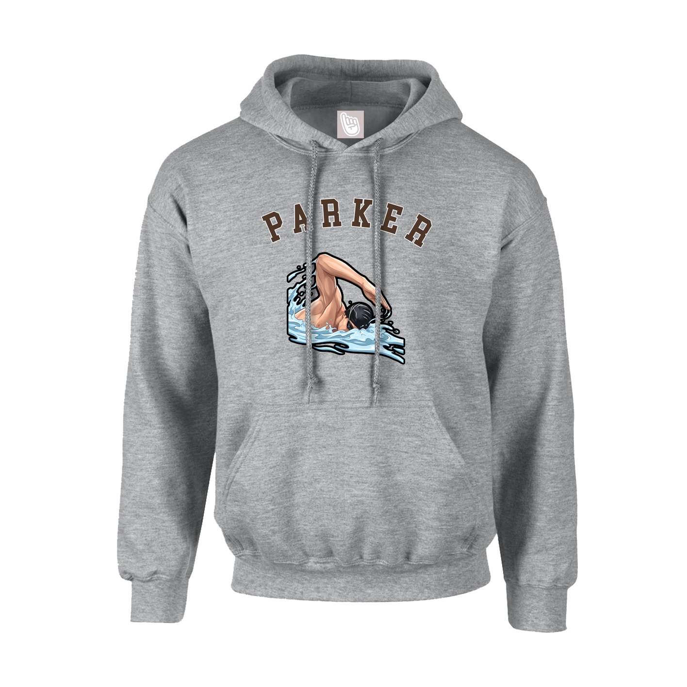 Youth Hoodie — Shirsey Arch in Grey