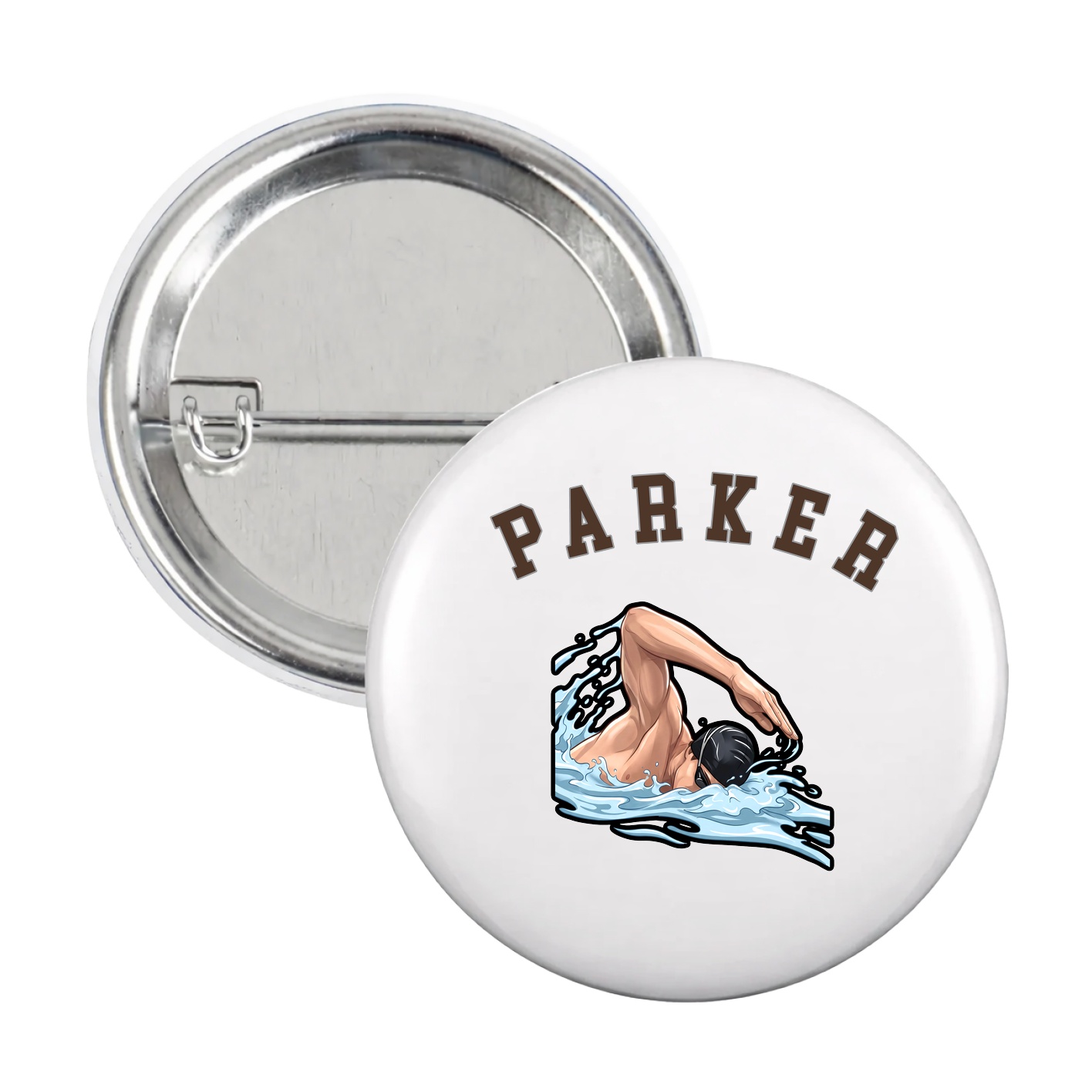 Game Day Button — Shirsey Arch in White