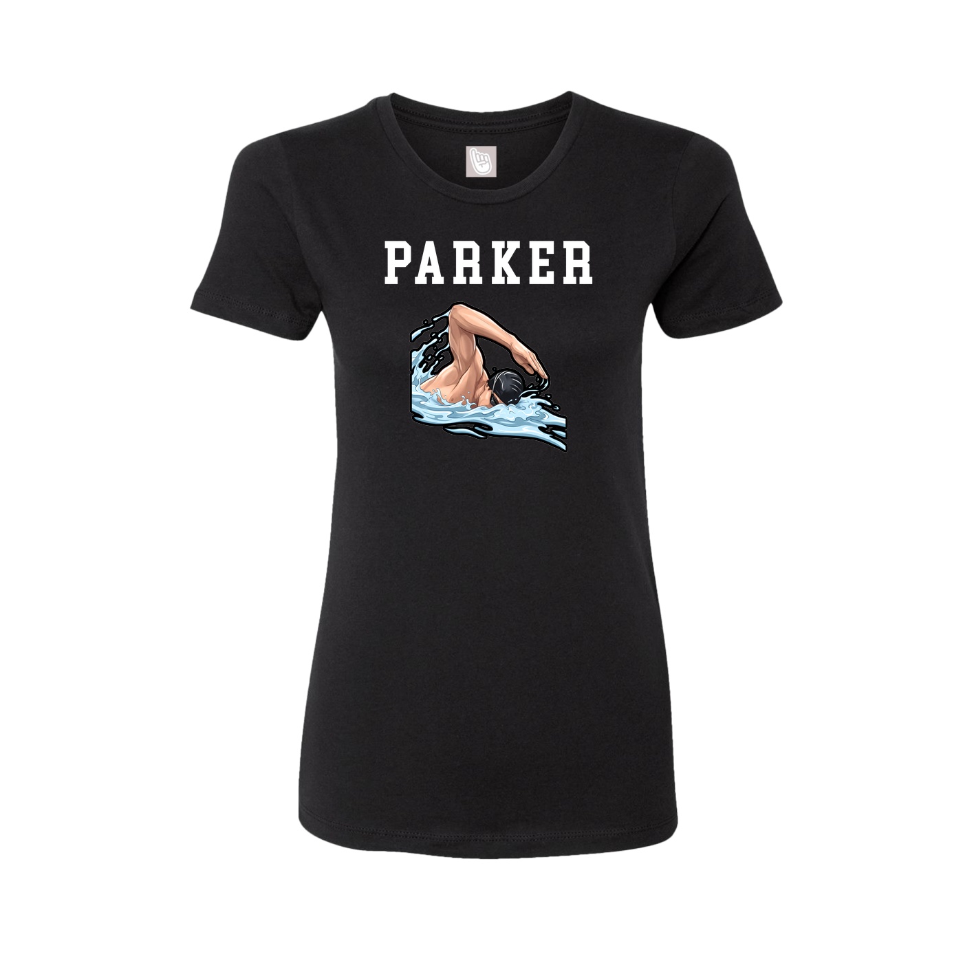 Fitted Women's Tee — Shirsey in Black