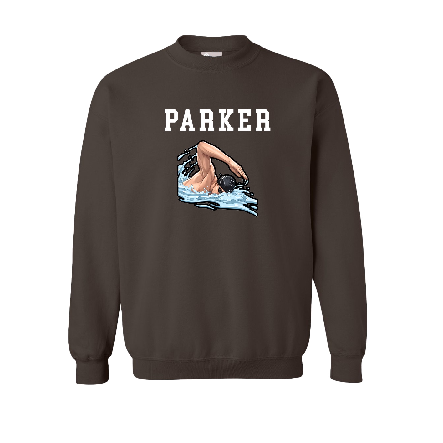Fleece Crew — Shirsey in Brown