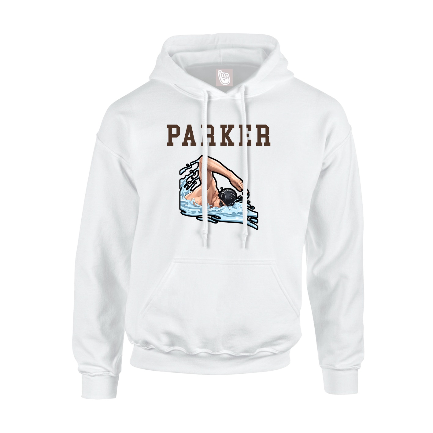 Youth Hoodie — Shirsey in White