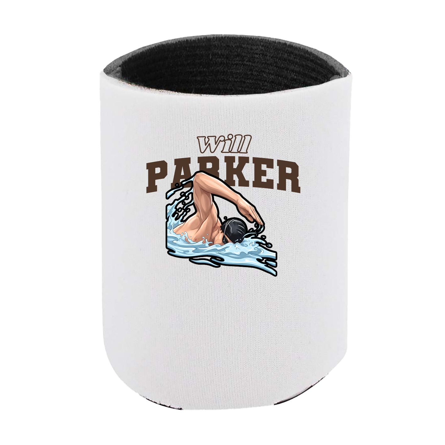 Can Holder — Name Arch in White