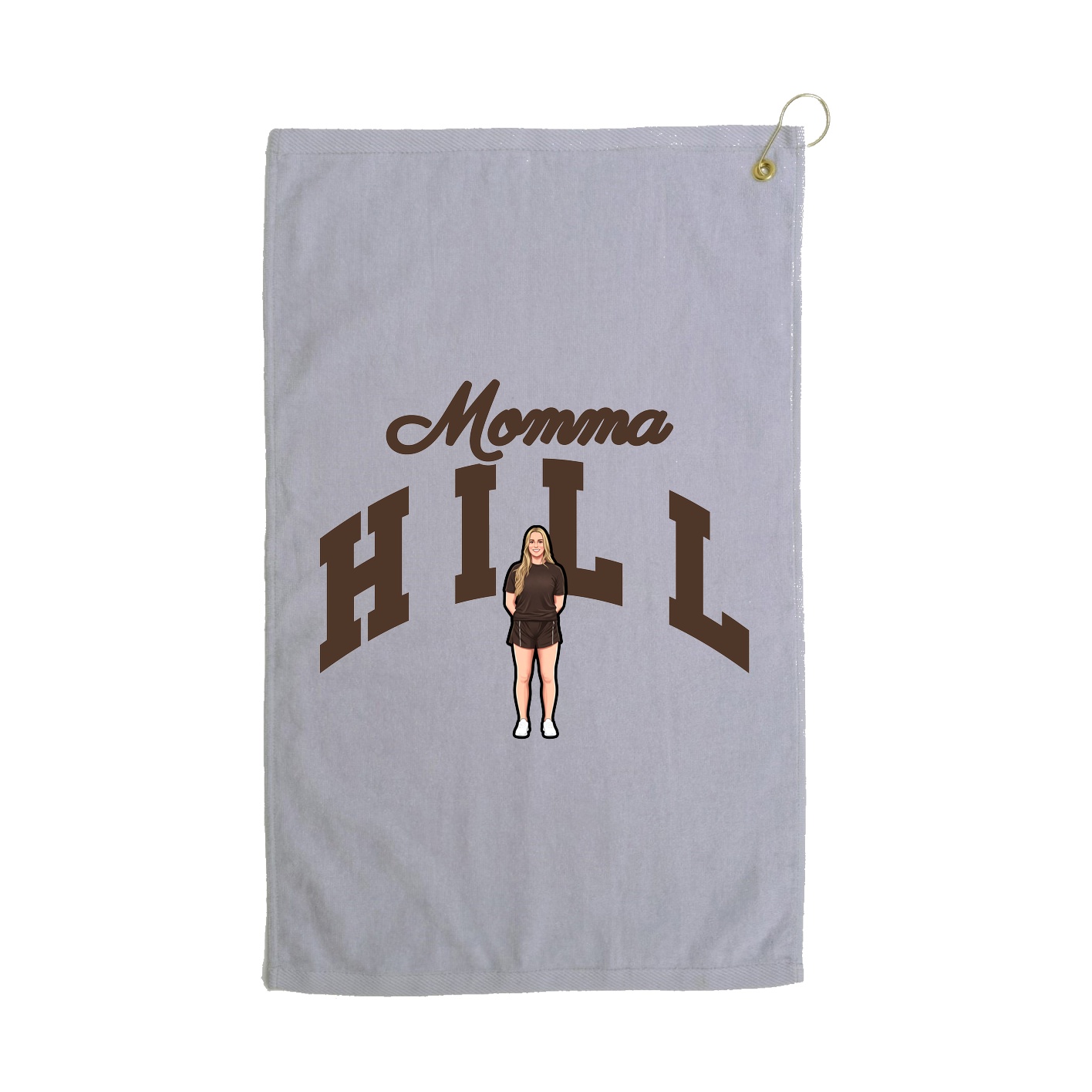 Golf Towel — Mothers Day Arch in Grey