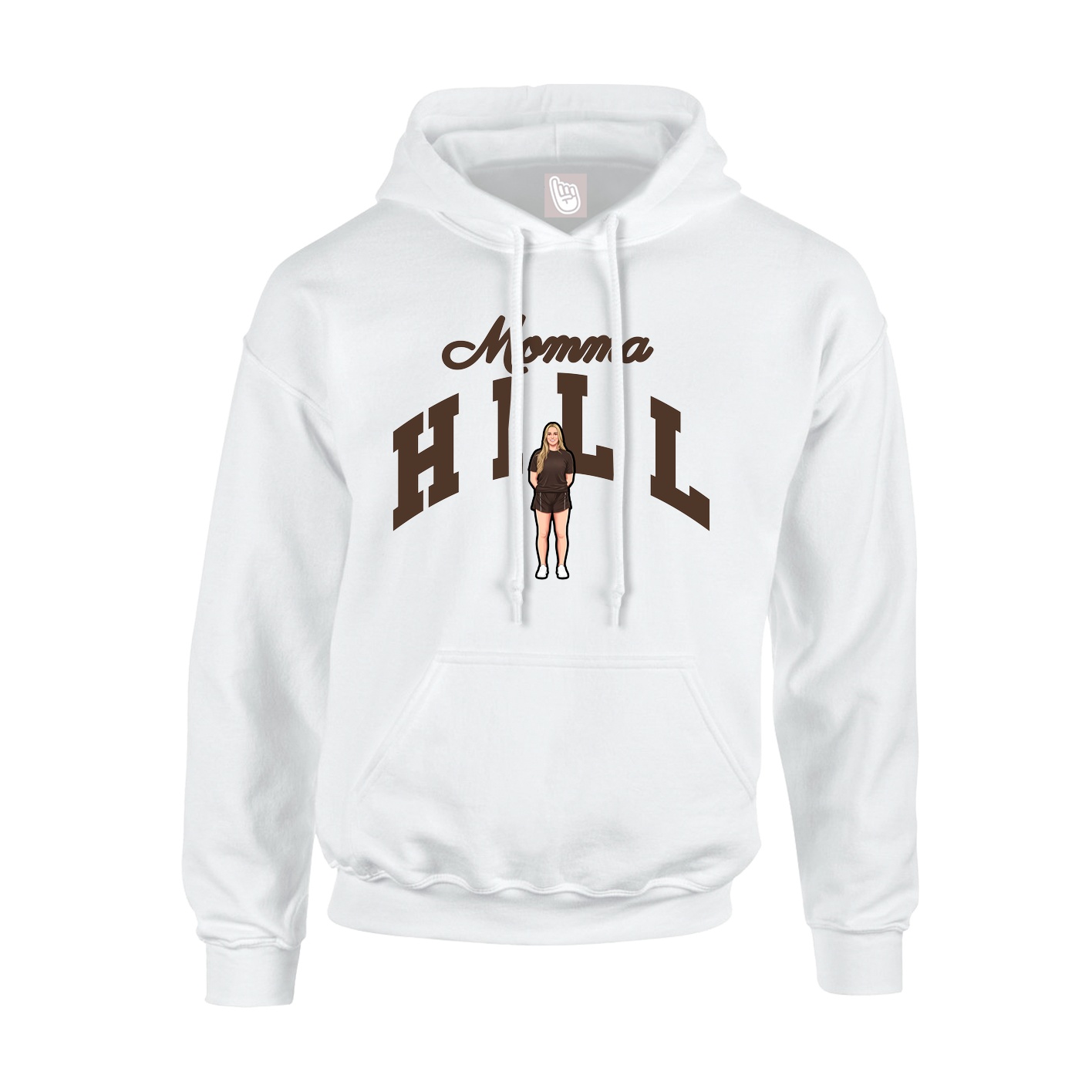 Hoodie — Mothers Day Arch in White