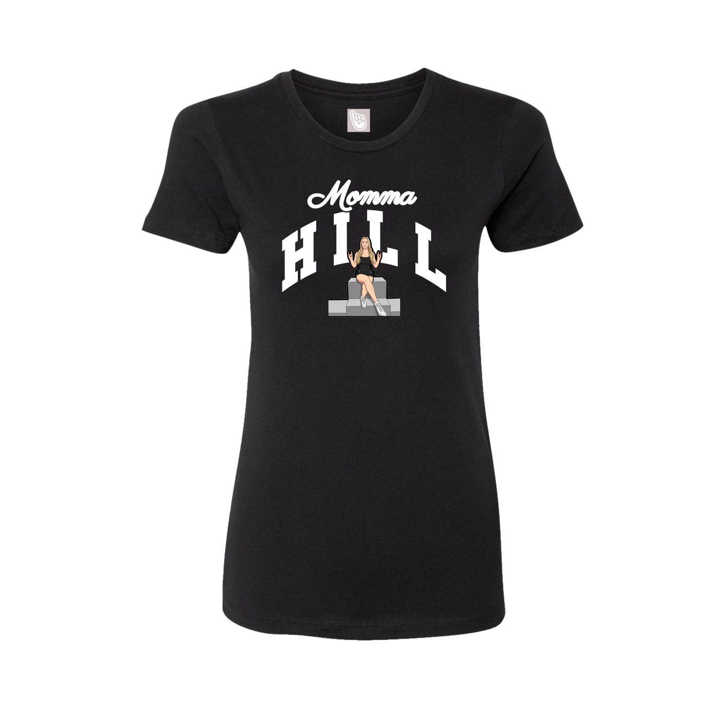 Womens Tee — Mothers Day Arch in Black
