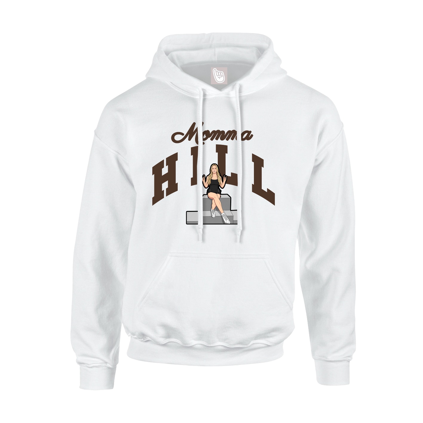 Hoodie — Mothers Day Arch in White