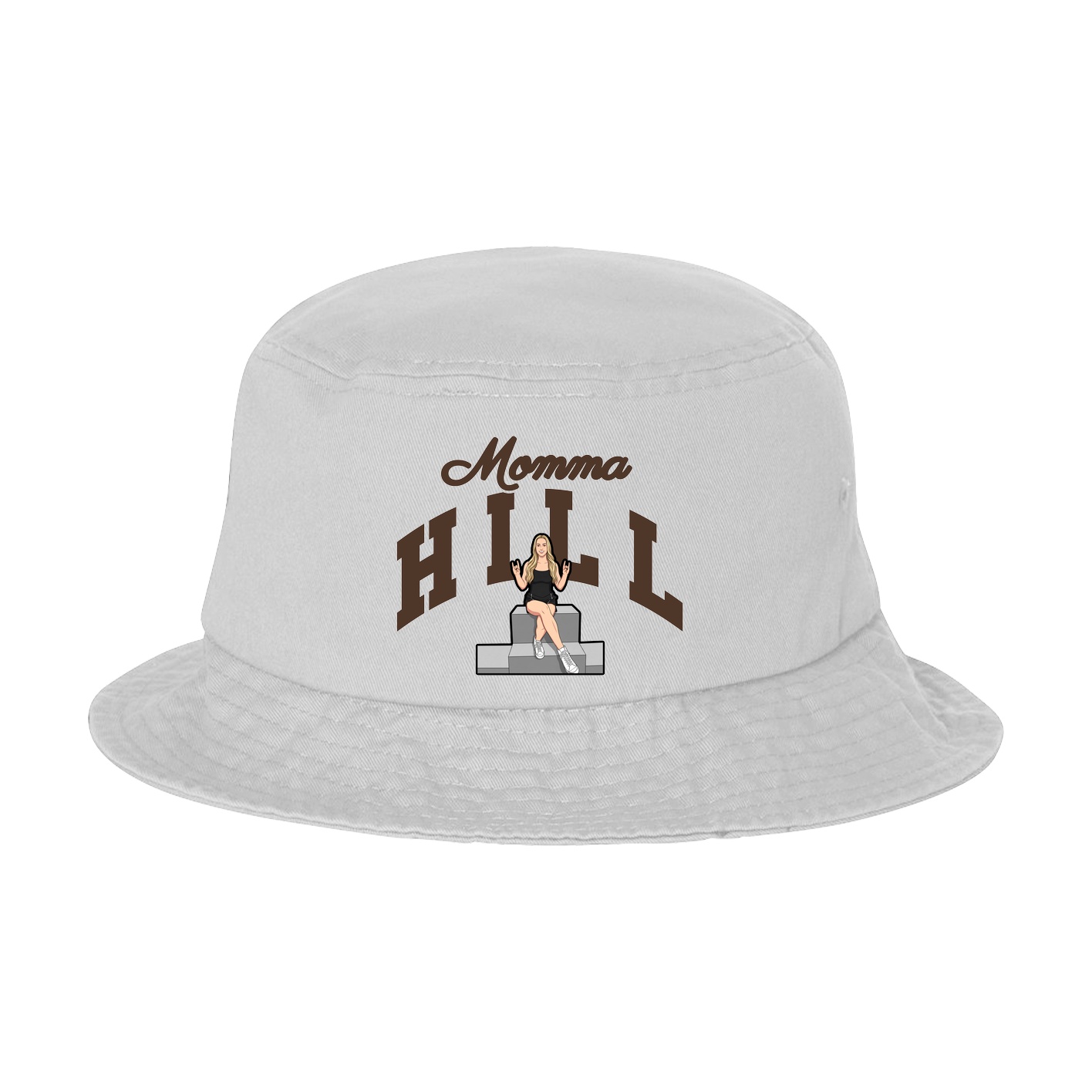 Bucket Cap — Mothers Day Arch in White