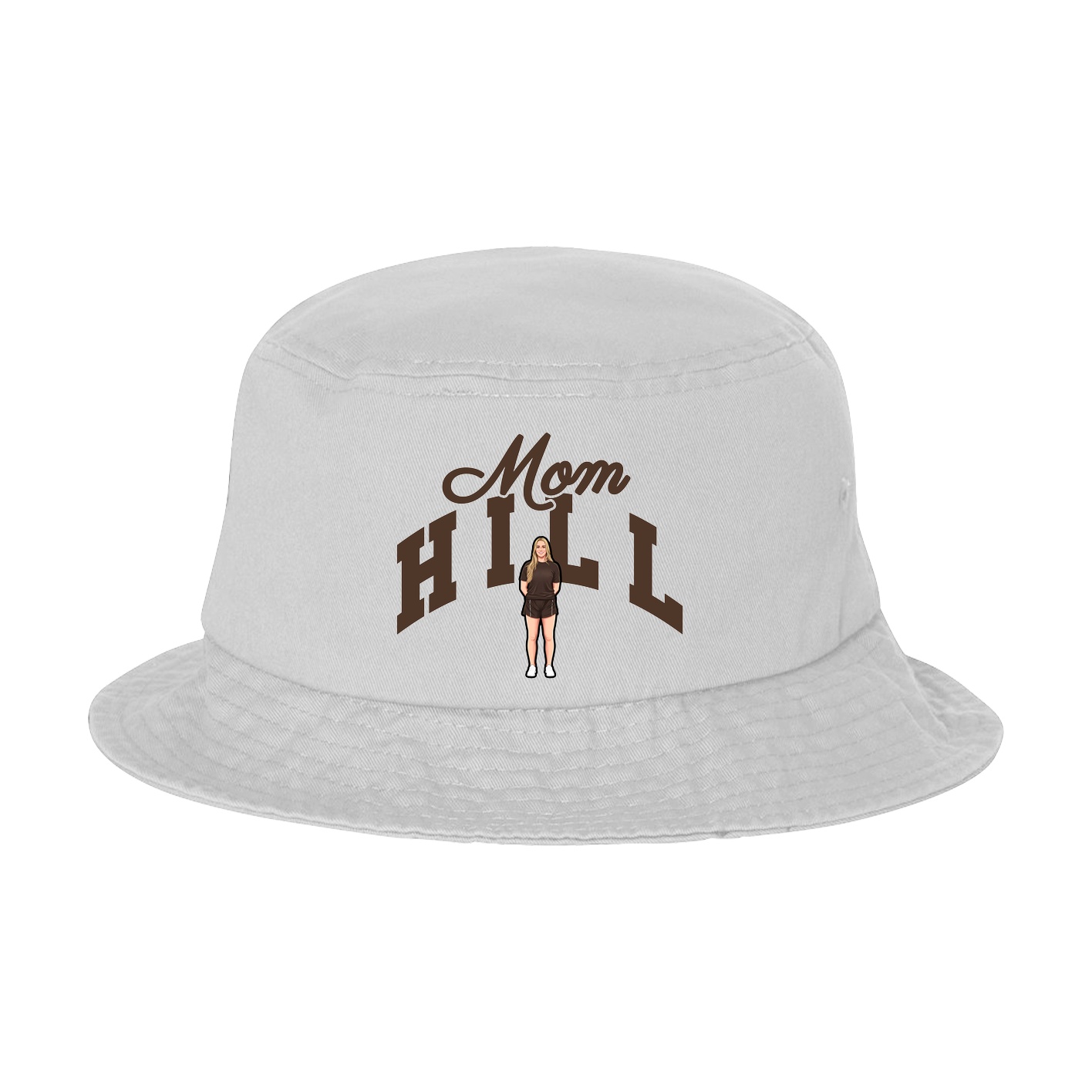 Bucket Cap — Mothers Day Arch in White