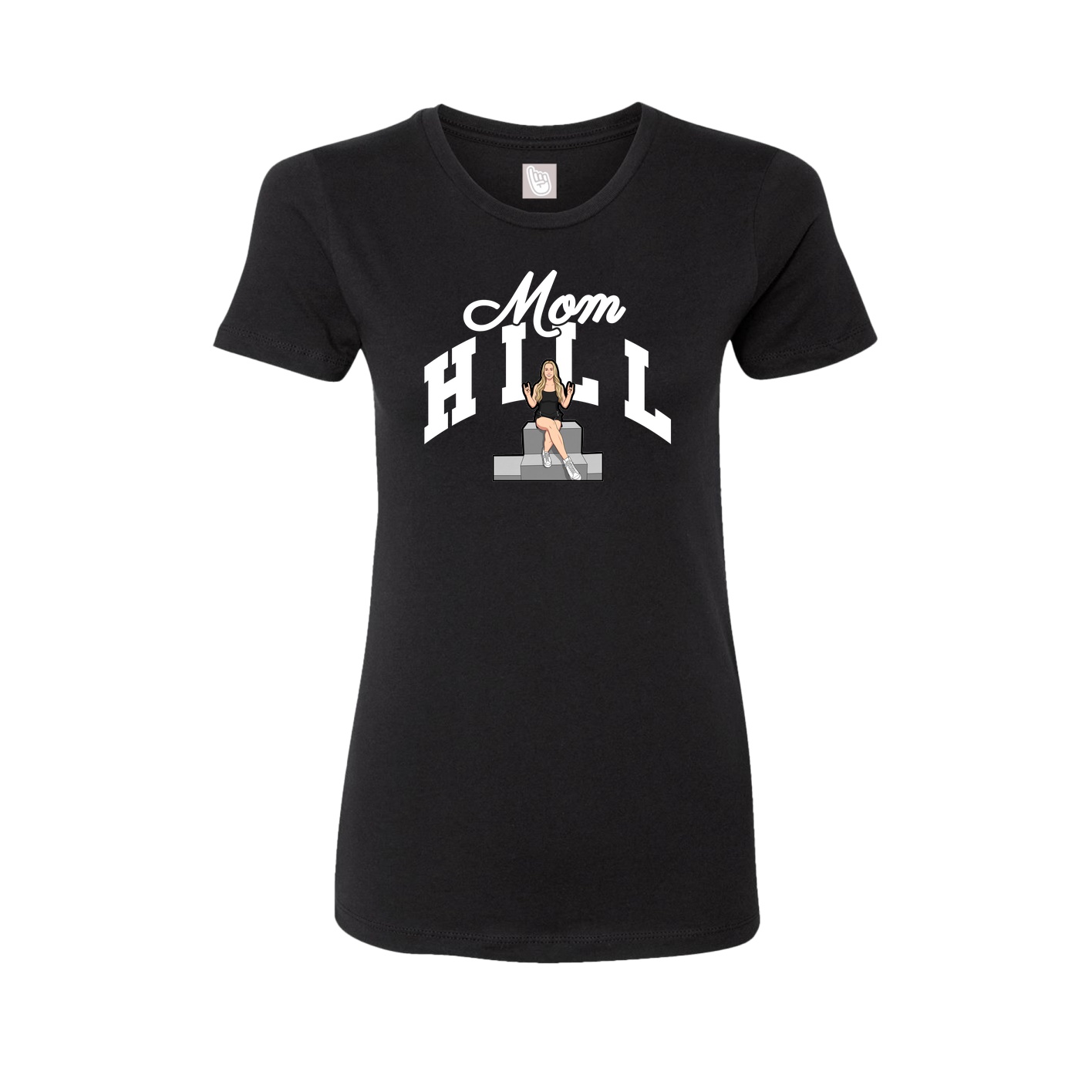 Womens Tee — Mothers Day Arch in Black