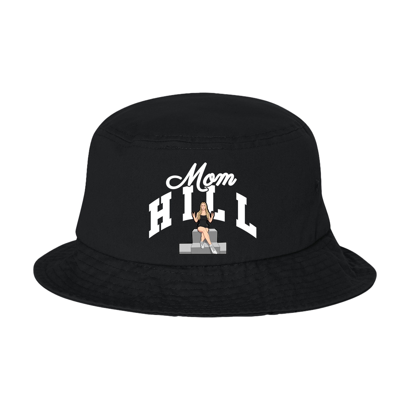 Bucket Cap — Mothers Day Arch in Black