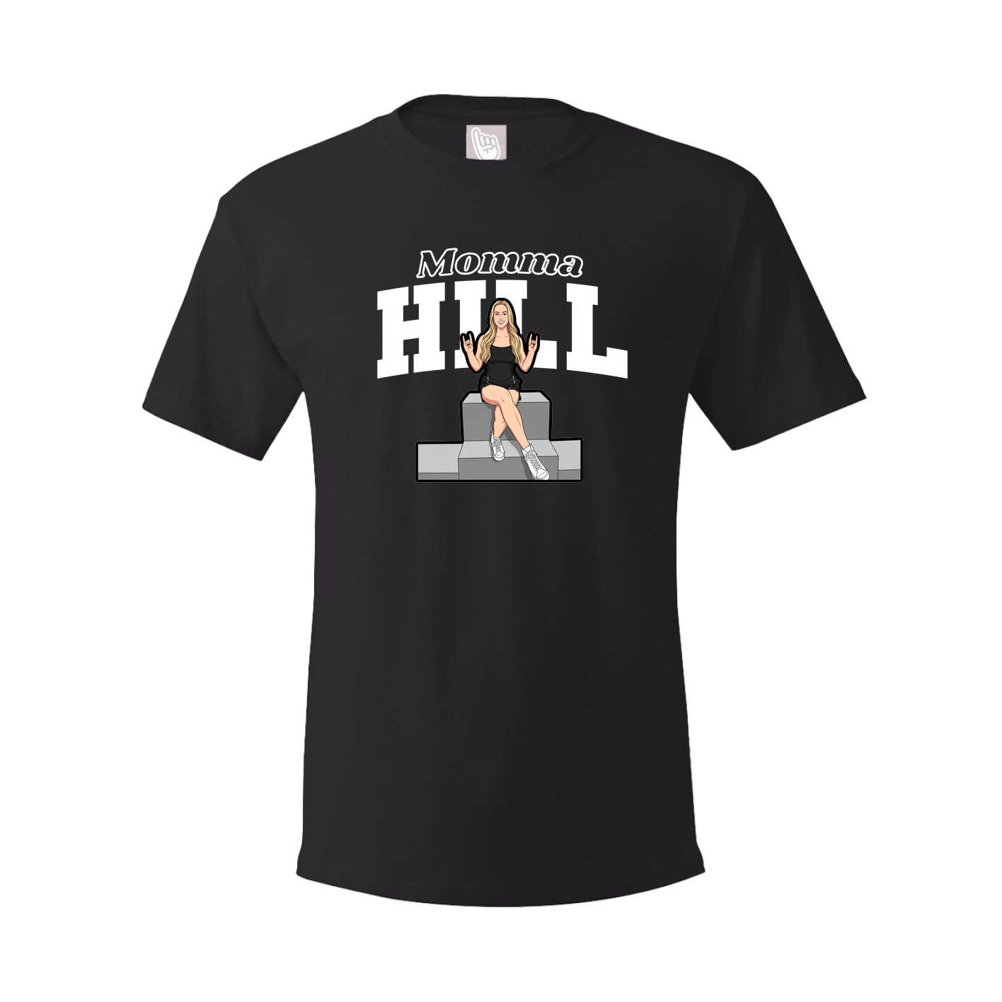 Youth Tee — Mothers Day Block in Black