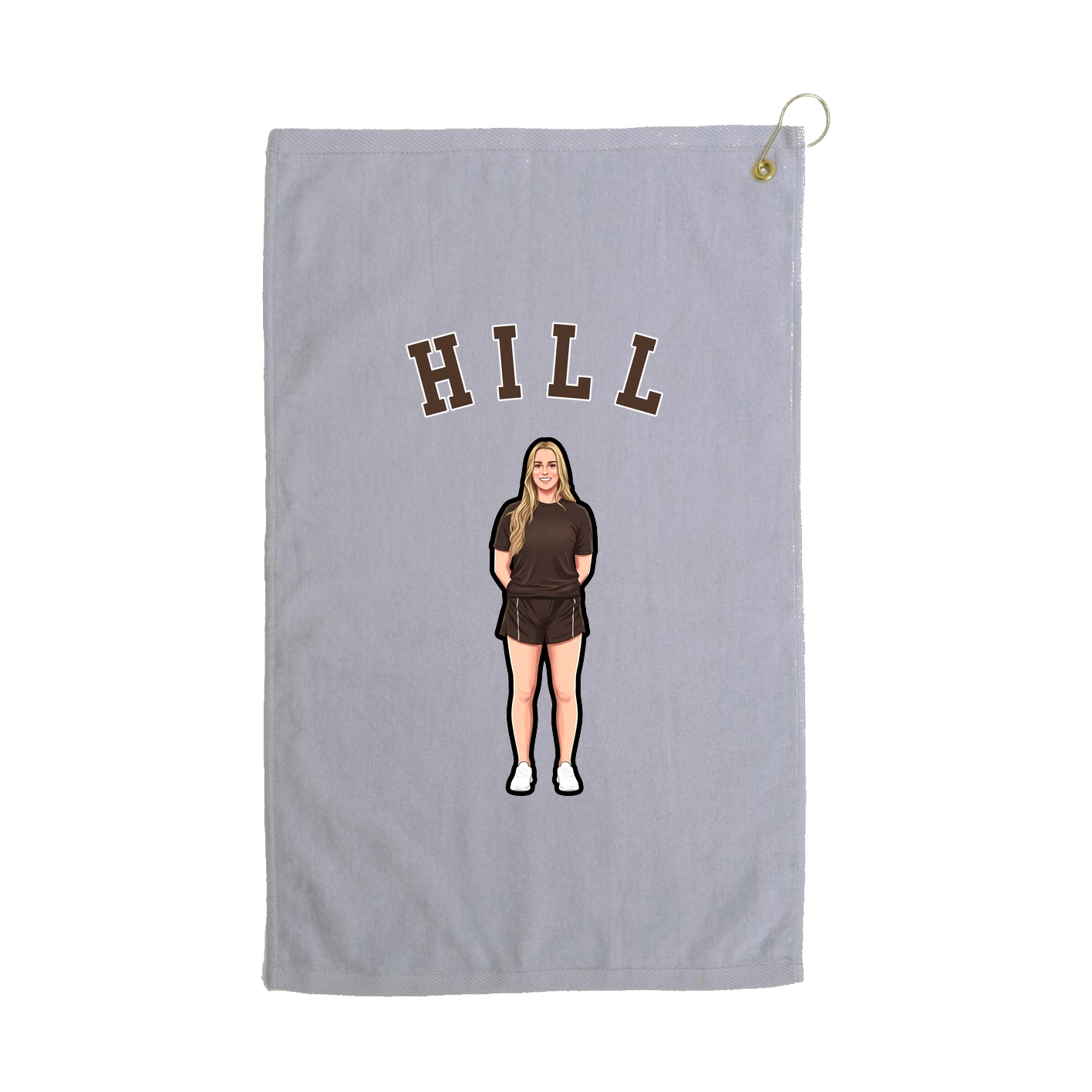 Golf Towel — Shirsey Arch in Grey