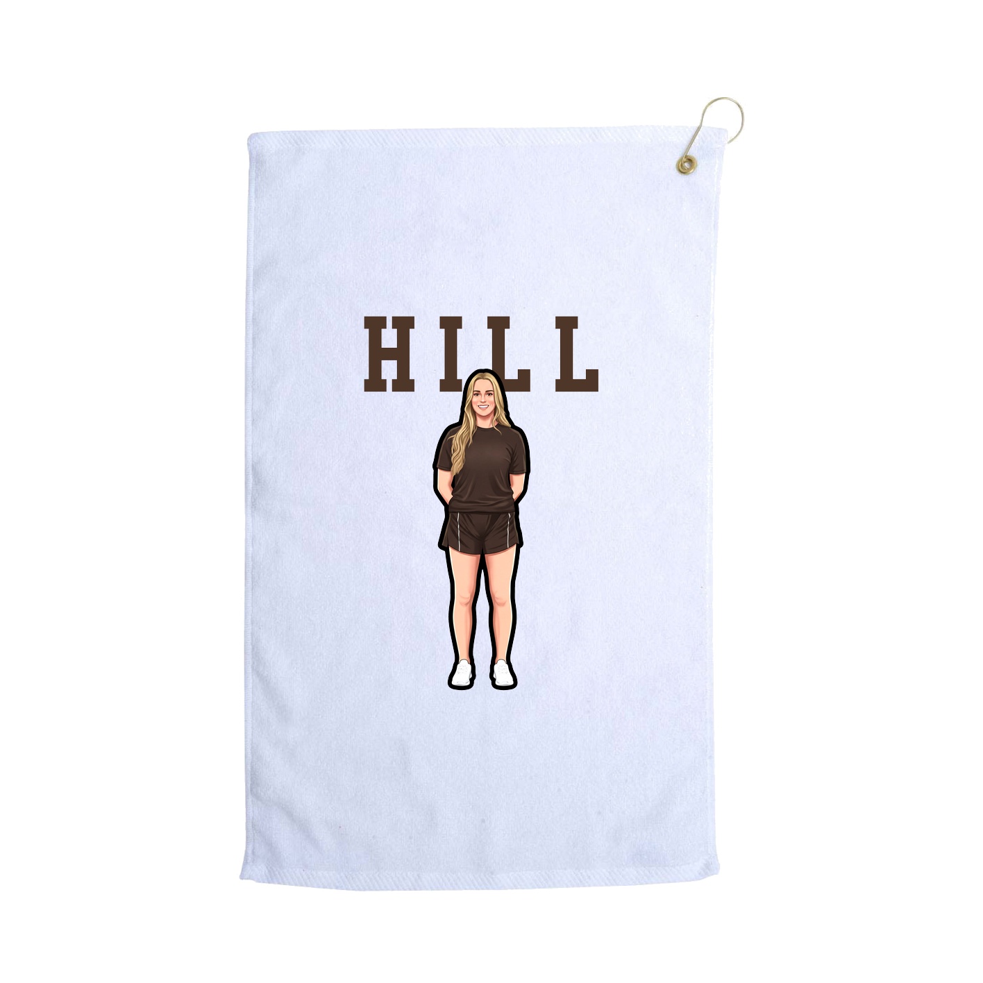 Golf Towel — Shirsey in White