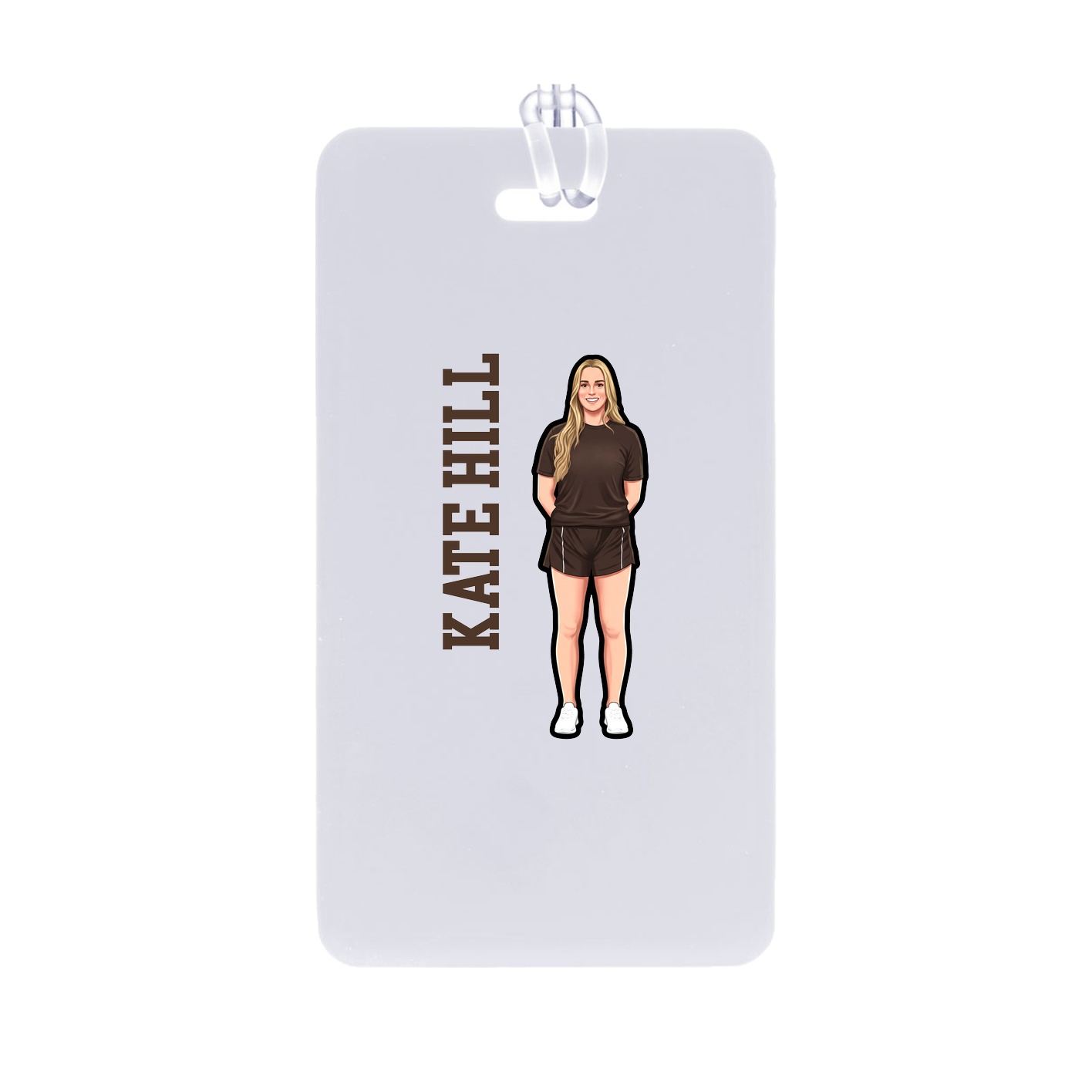 Bag Tag — Name Vertical in Classic