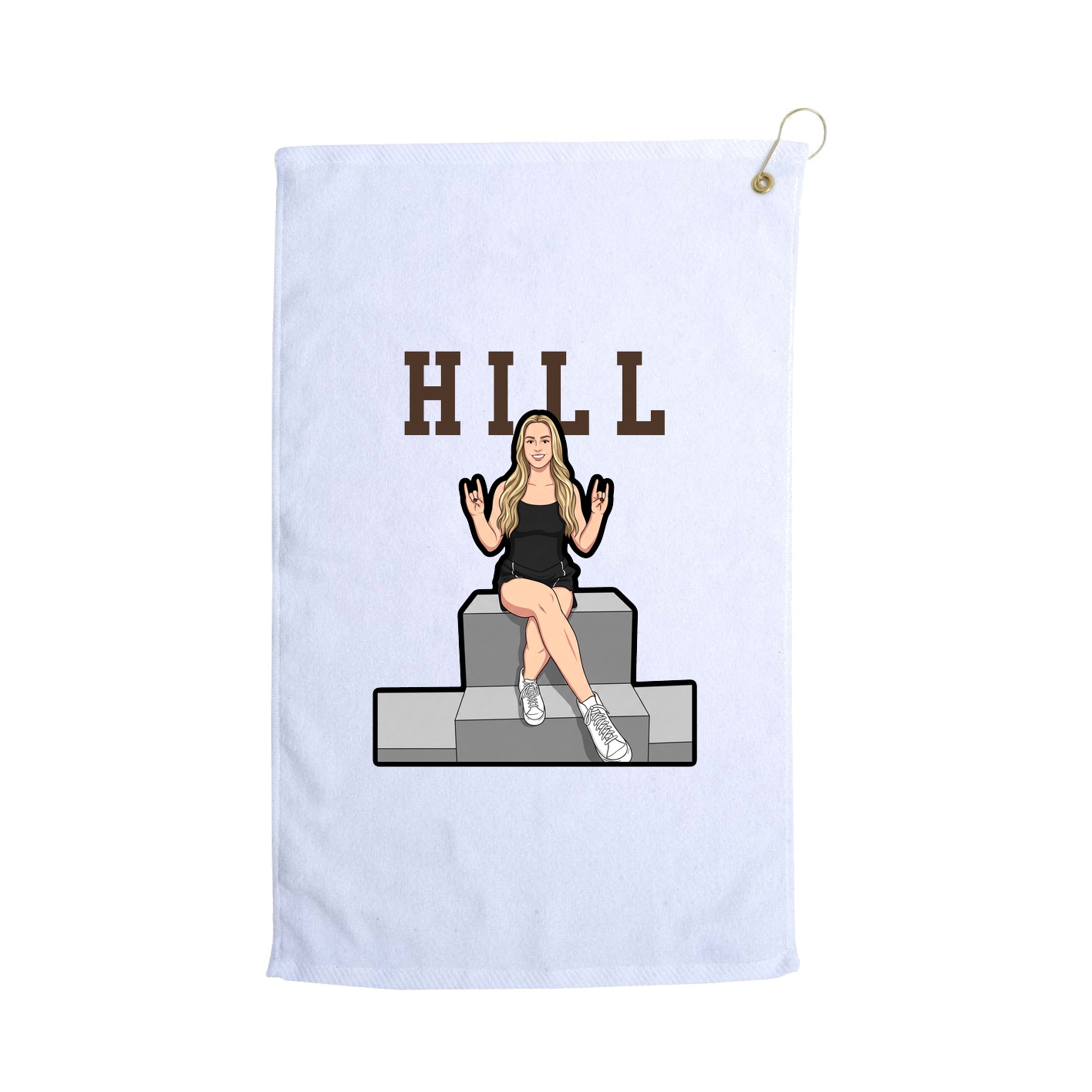 Golf Towel — Shirsey in White