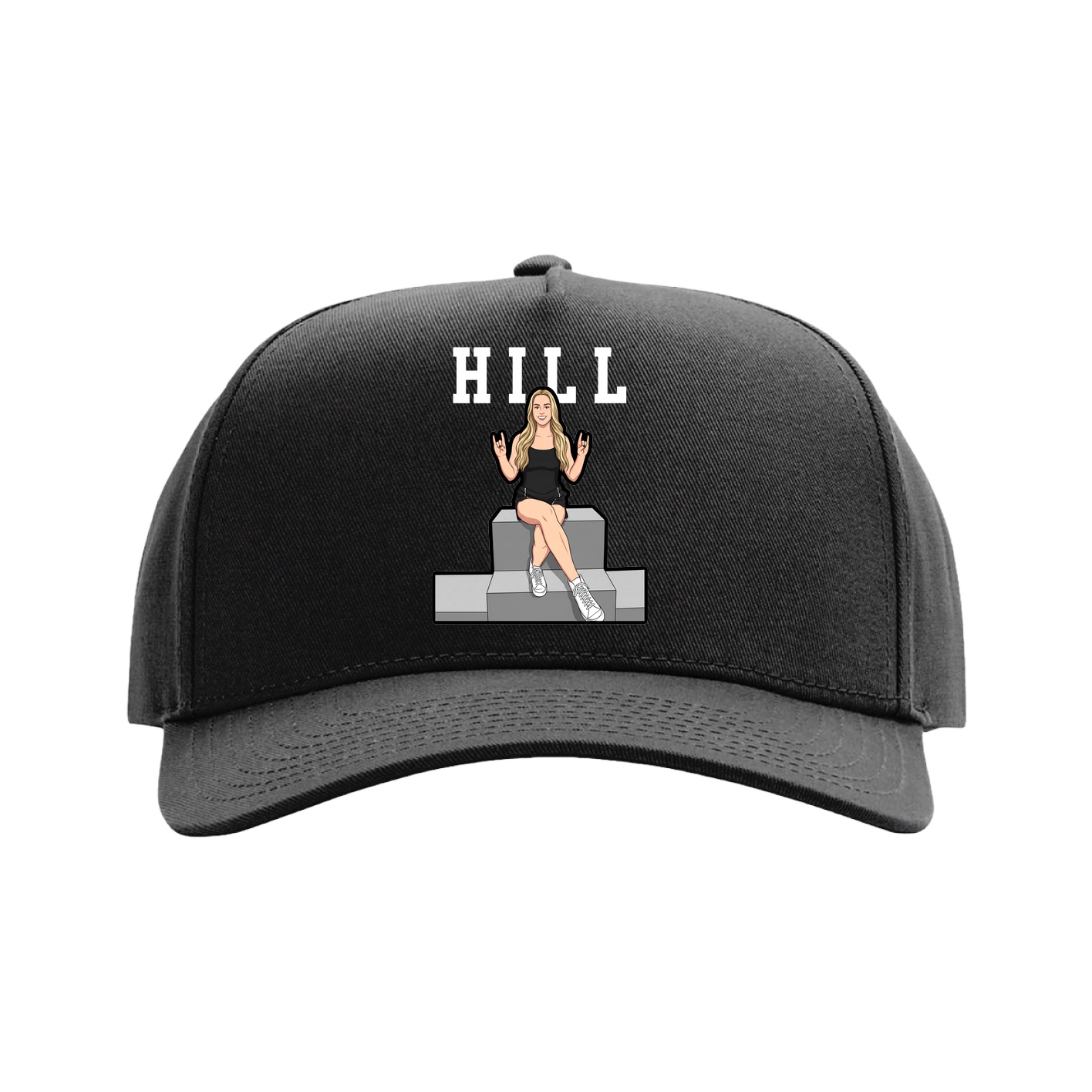 Full Fabric Five-Panel Champ Cap