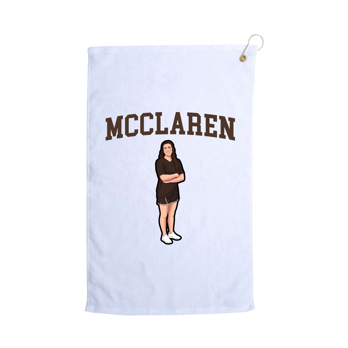 Golf Towel — Shirsey in White