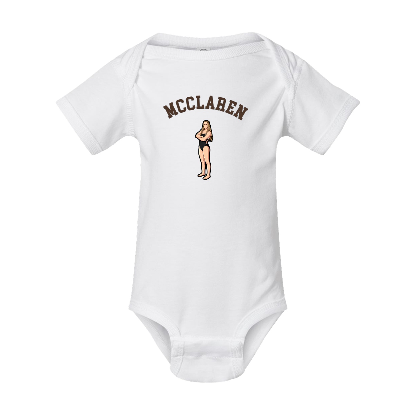 Baby Onesie — Shirsey Arch in White