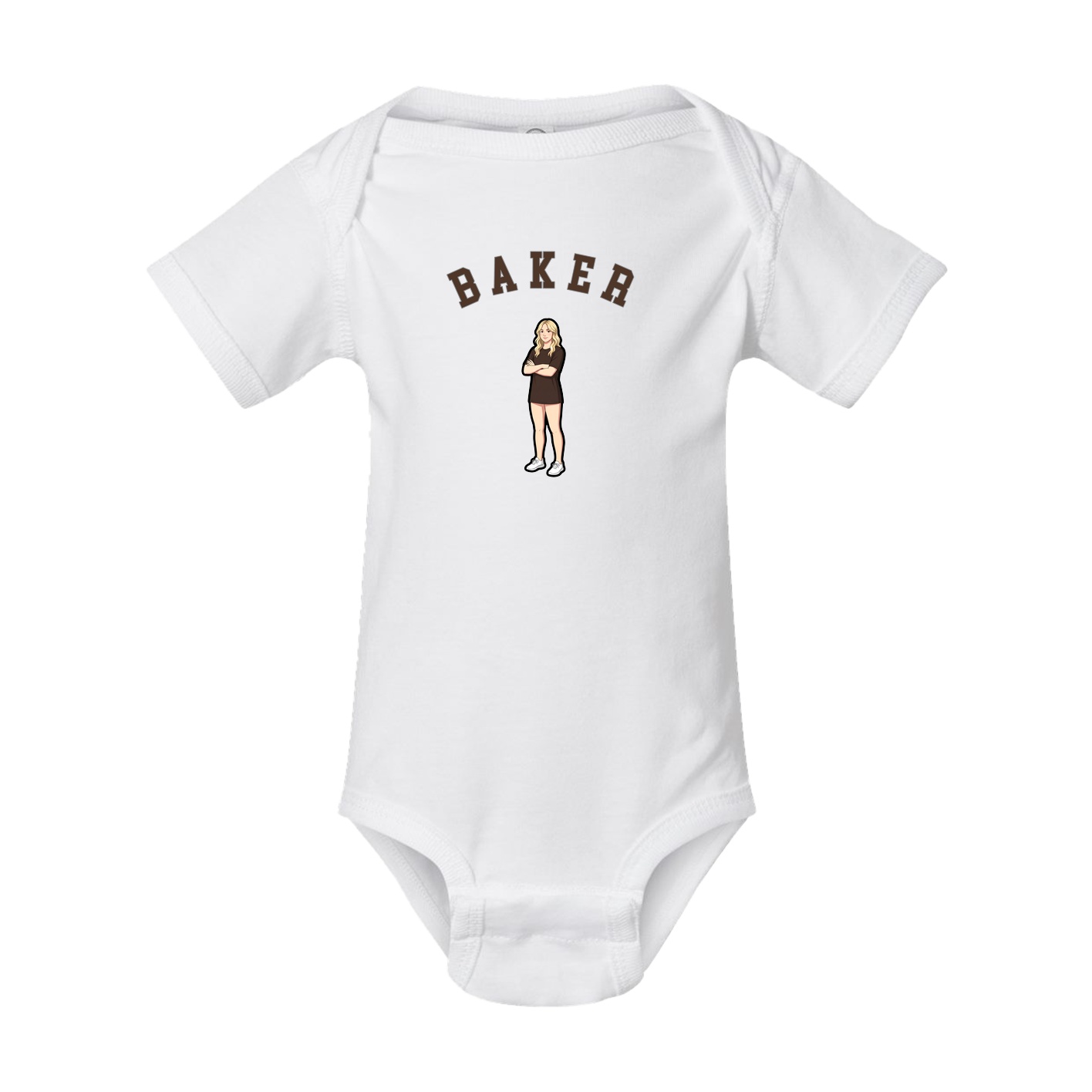 Baby Onesie — Shirsey Arch in White