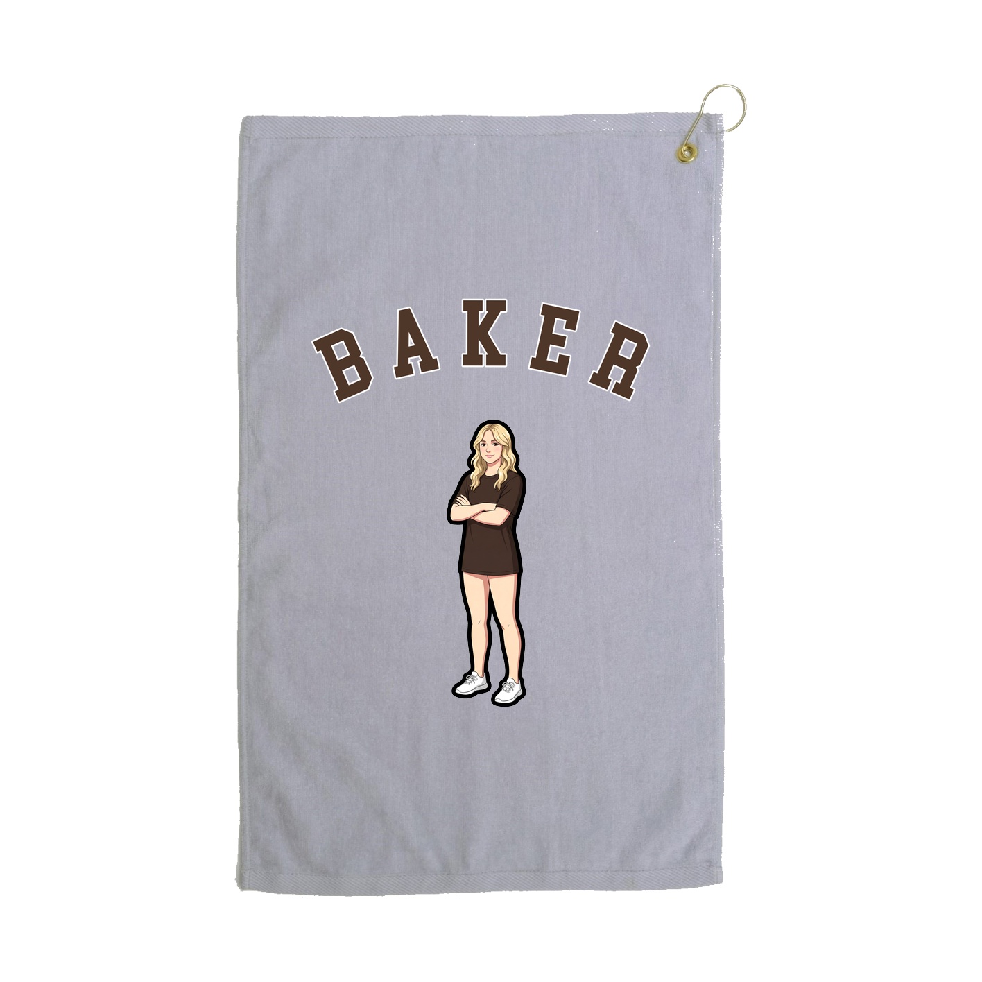 Golf Towel — Shirsey Arch in Grey