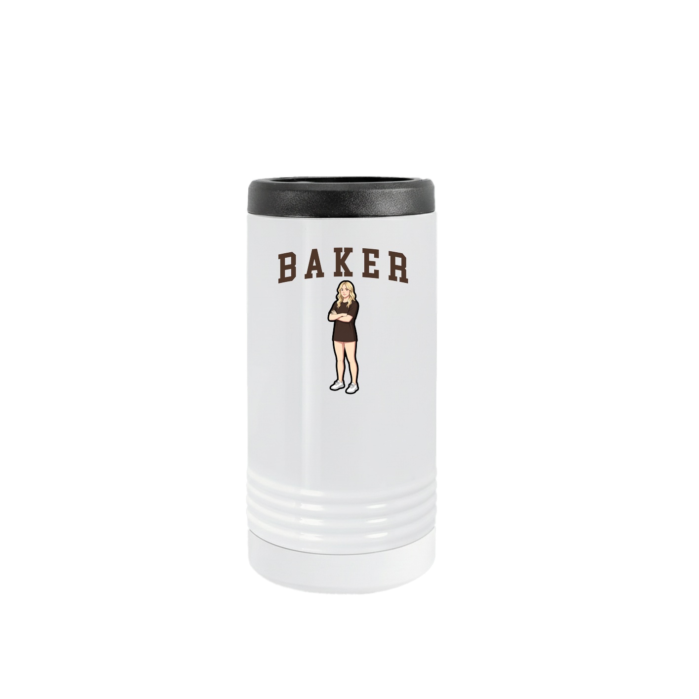 Slim Beverage Holder — Shirsey in White
