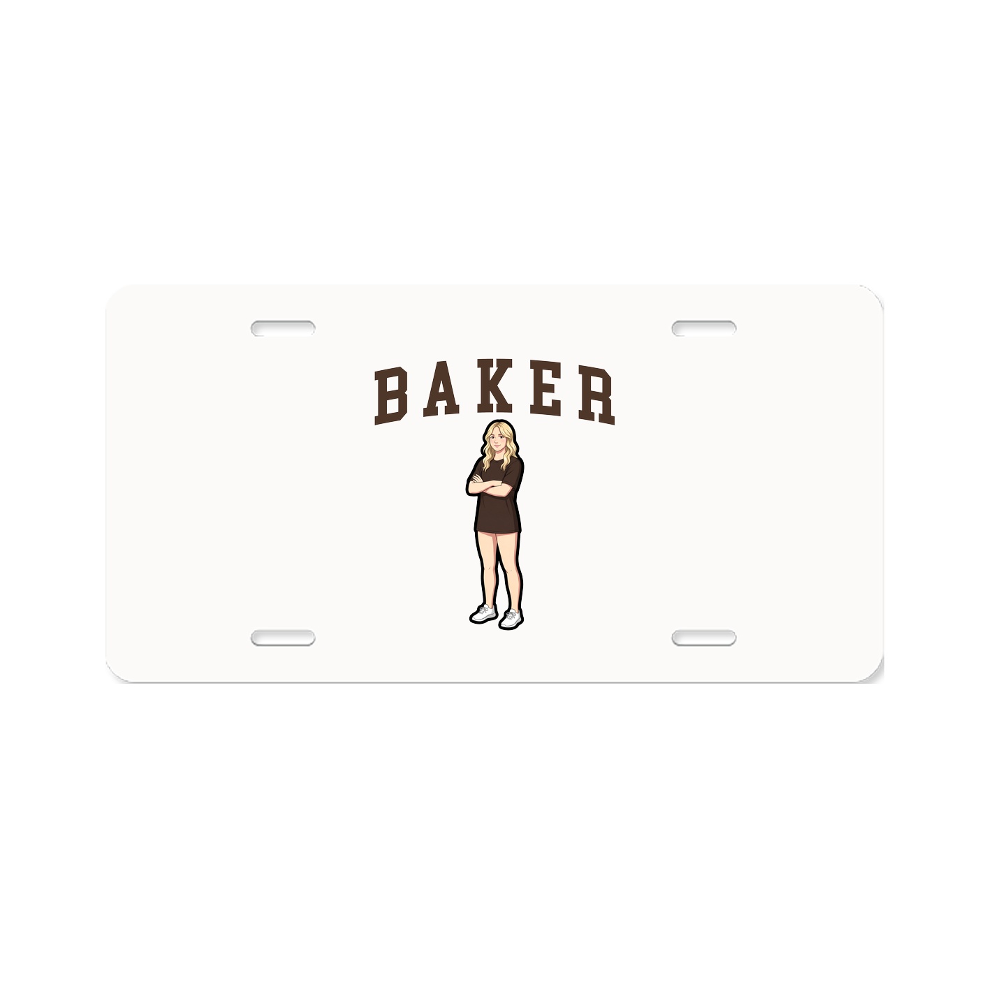 License Plate — Shirsey in Classic