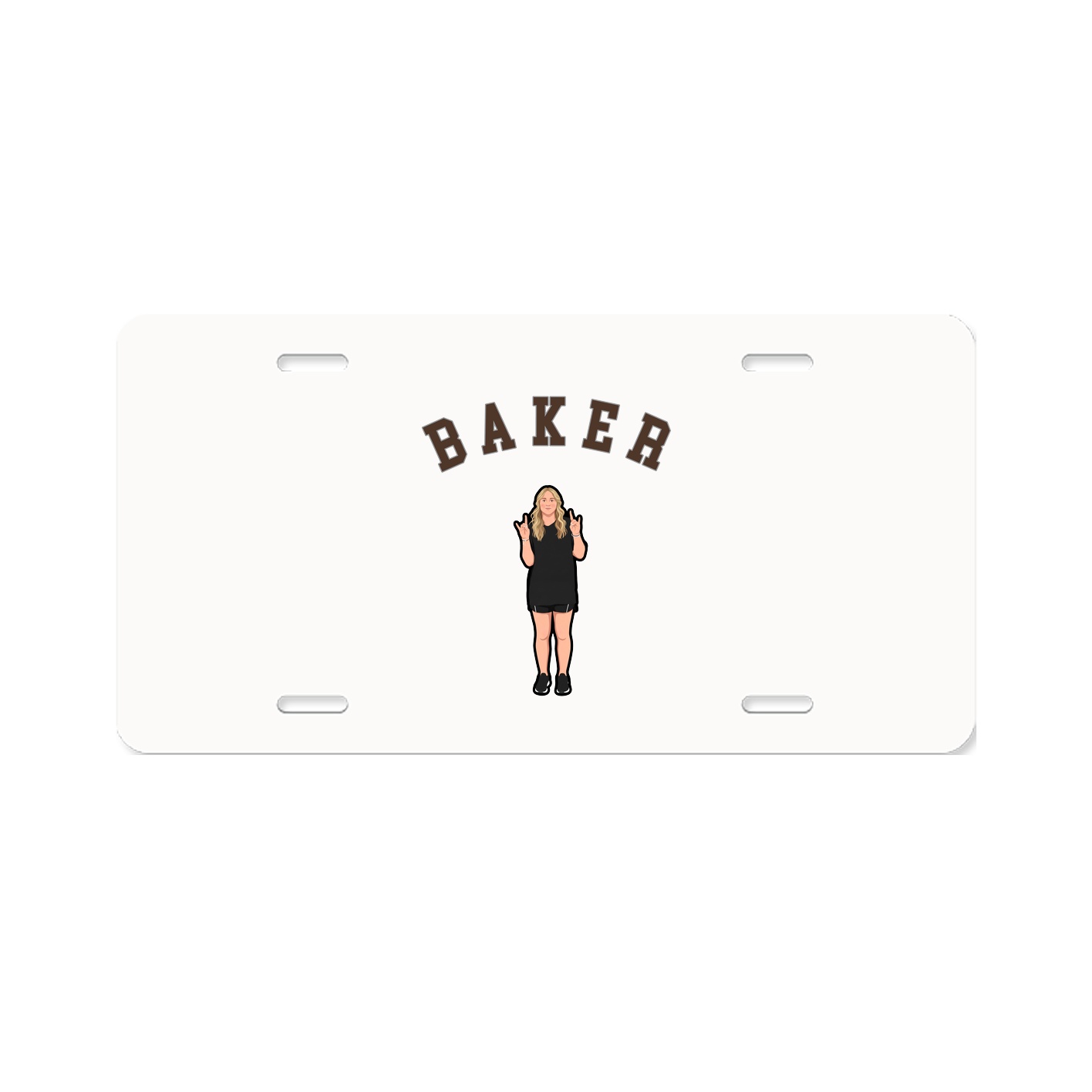 License Plate — Shirsey Arch in Classic