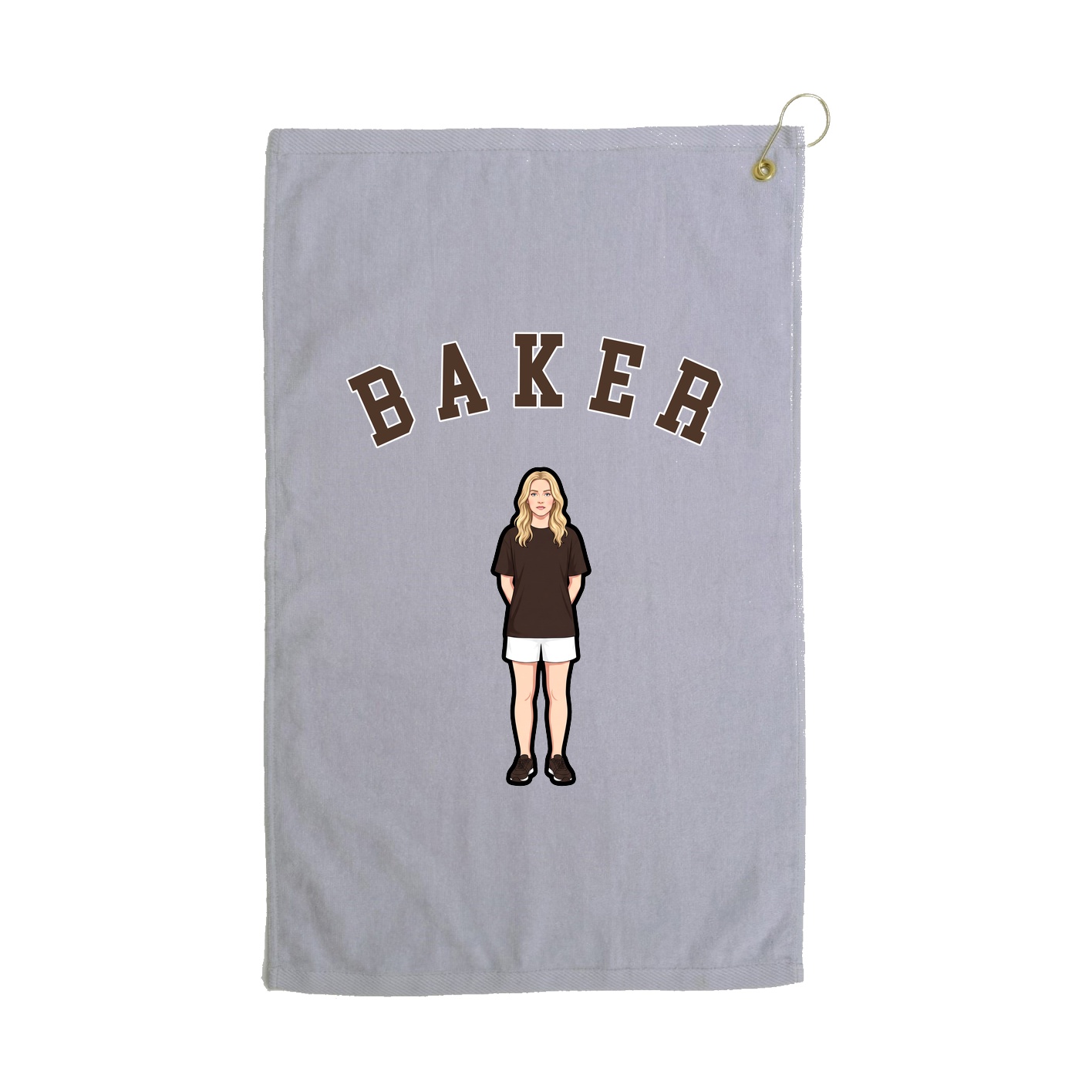Golf Towel — Shirsey Arch in Grey