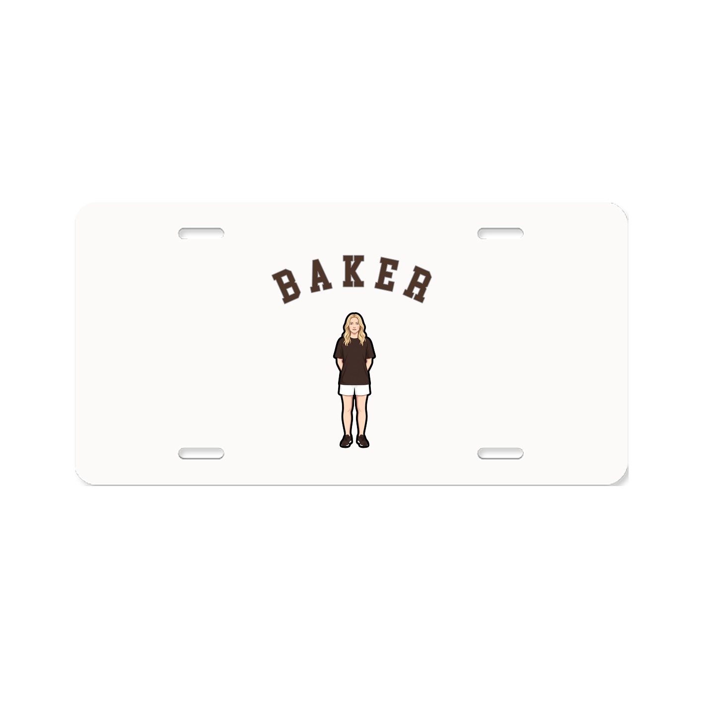 License Plate — Shirsey Arch in Classic