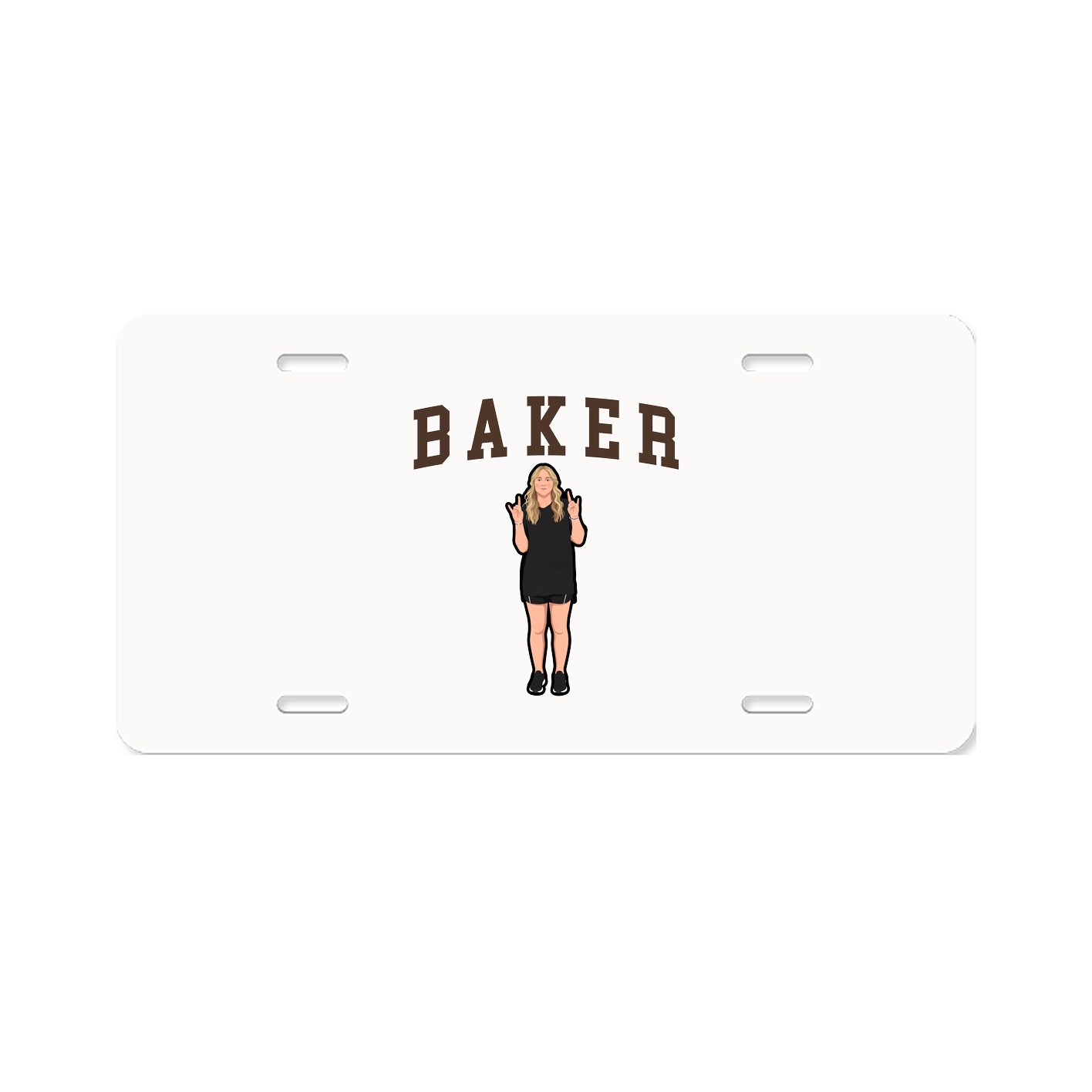 License Plate — Shirsey in Classic