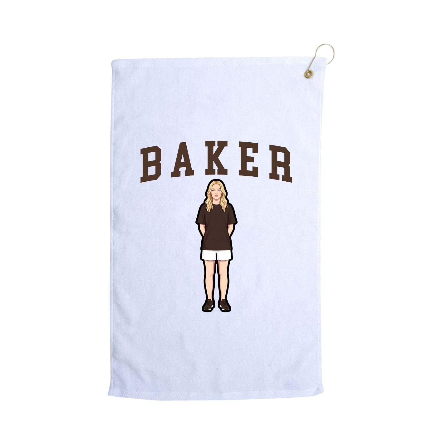 Golf Towel — Shirsey in White