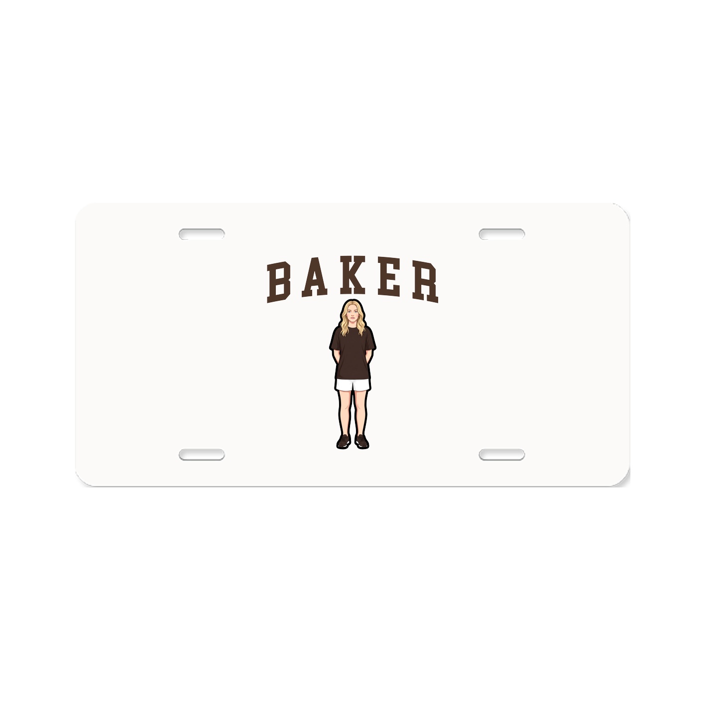License Plate — Shirsey in Classic