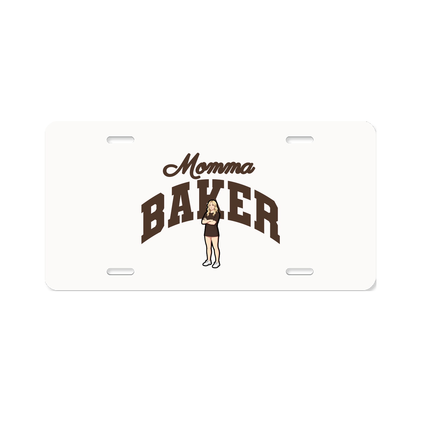 License Plate — Mothers Day Arch in Classic