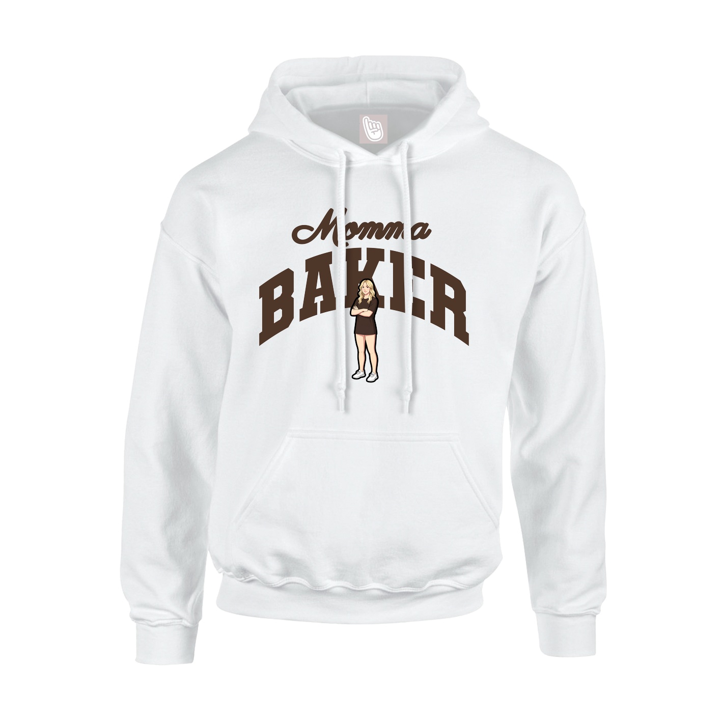 Hoodie — Mothers Day Arch in White
