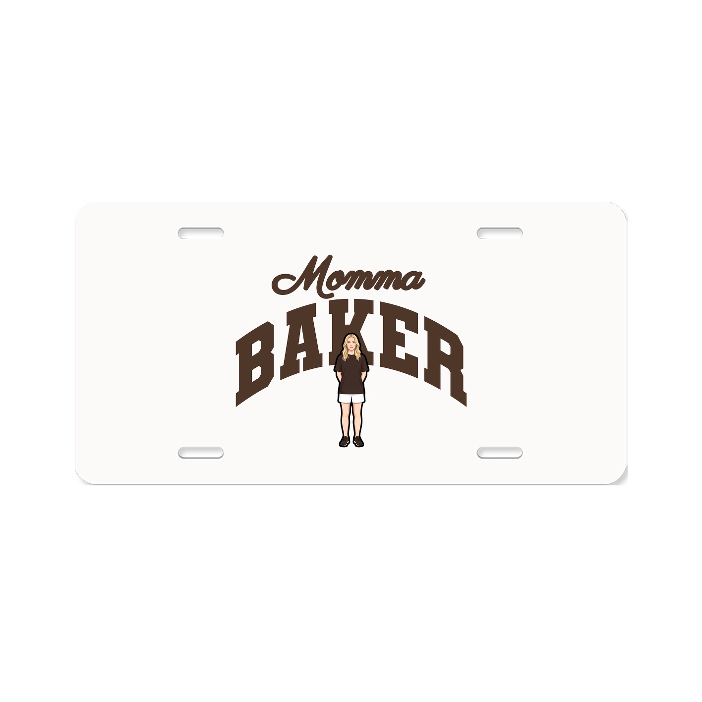 License Plate — Mothers Day Arch in Classic