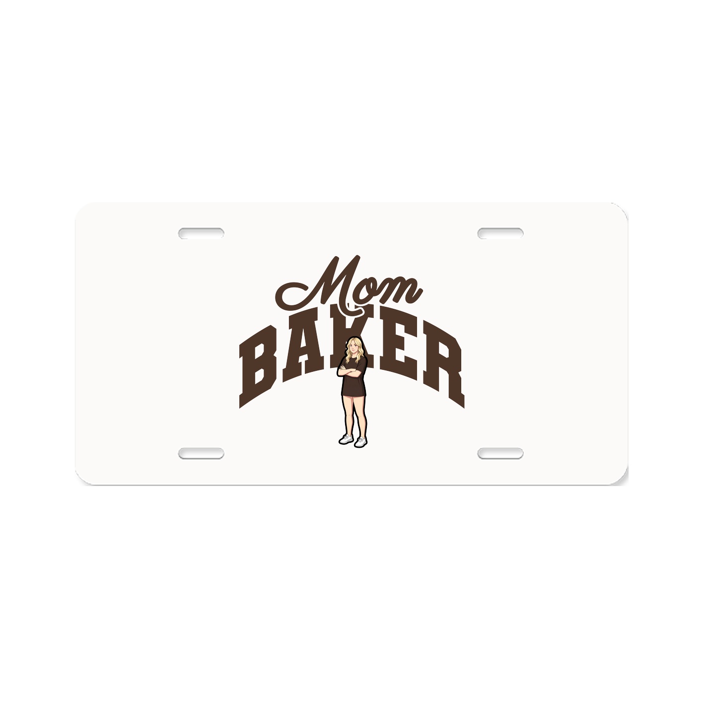 License Plate — Mothers Day Arch in Classic