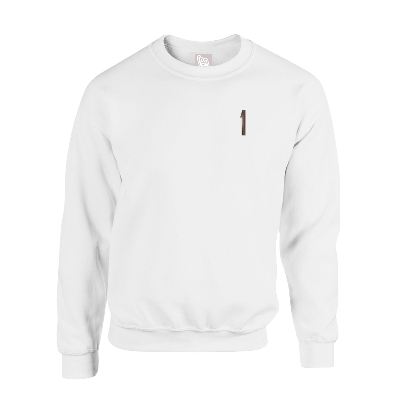 Fleece Crew — Front Shirsy in White
