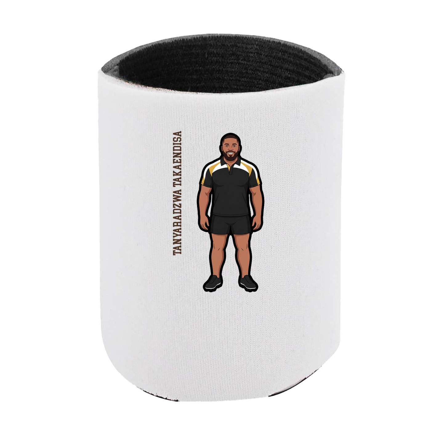 Can Holder — Name Vertical in White