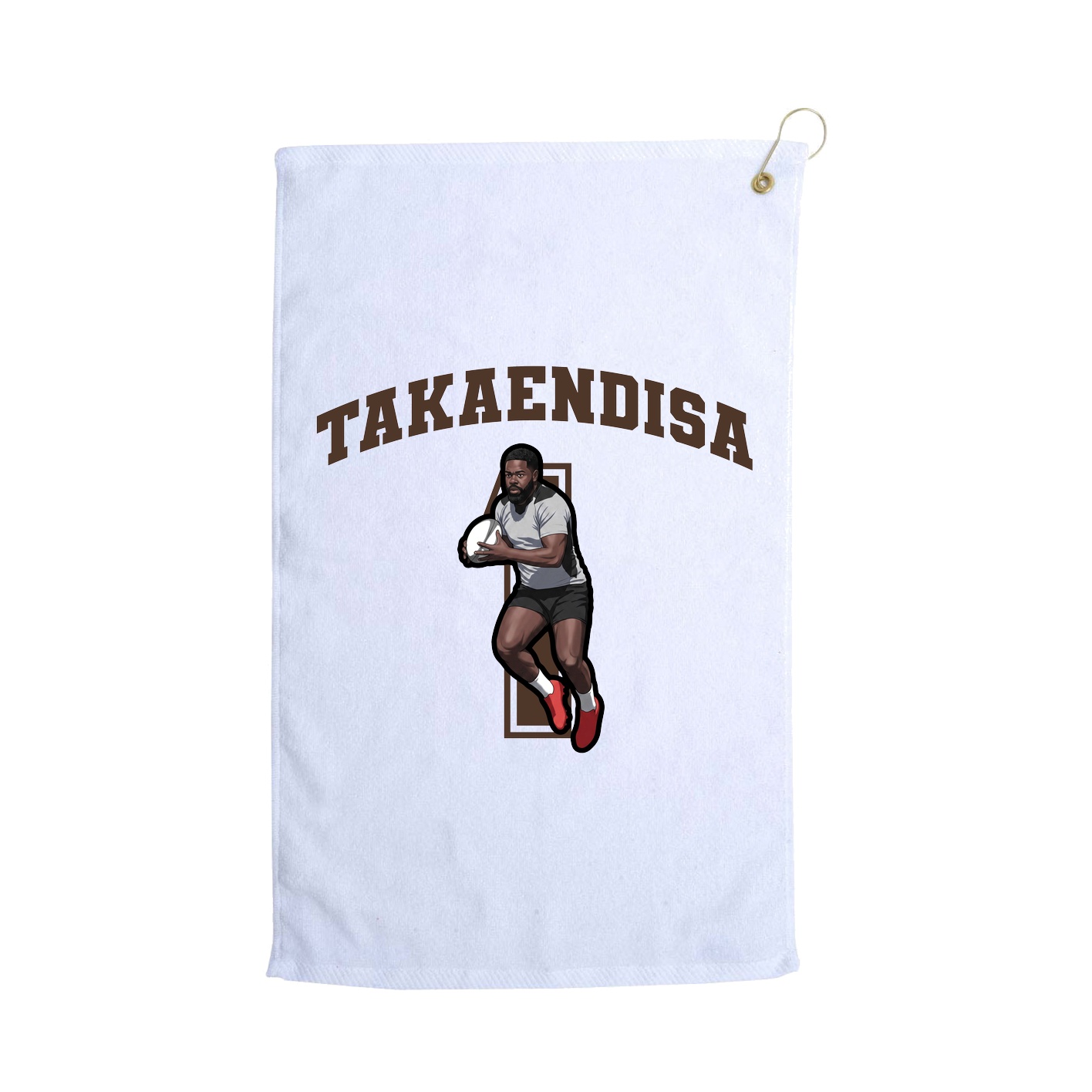 Golf Towel — Number in White
